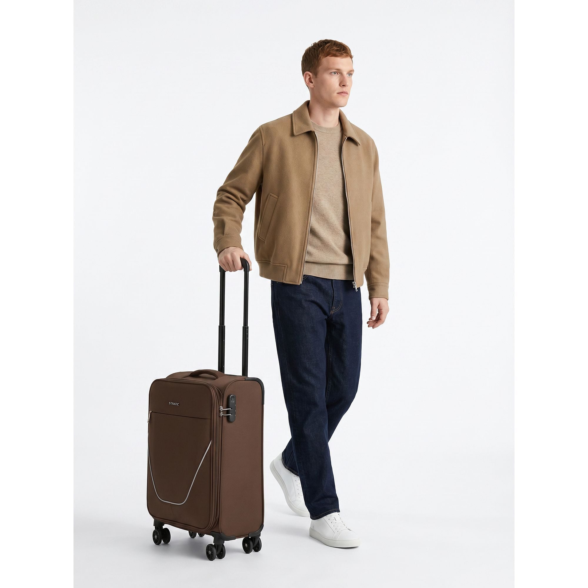 Stratic Handgepäck-Trolley taska, 4 Rollen, Polyester