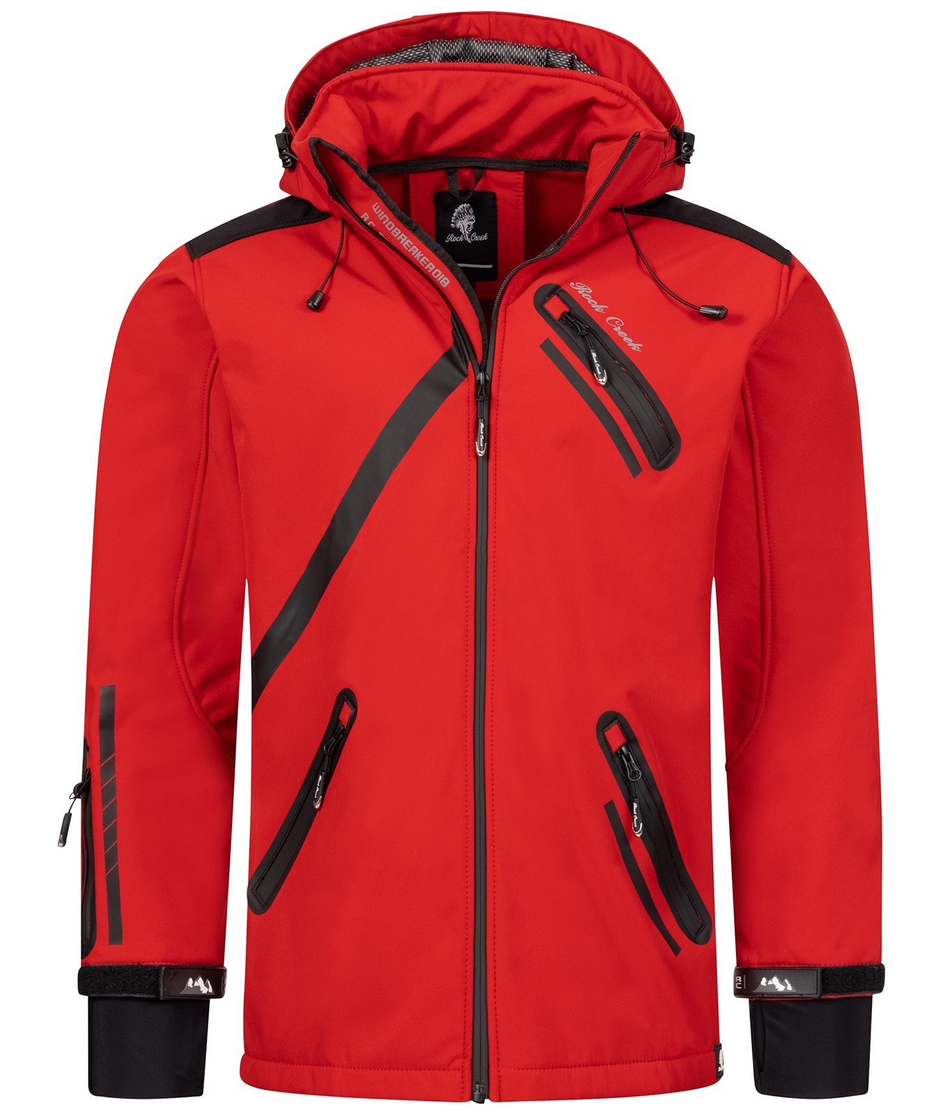 Rock Creek Softshelljacke Herren Softshelljacke Wanderjacke H-127 günstig online kaufen