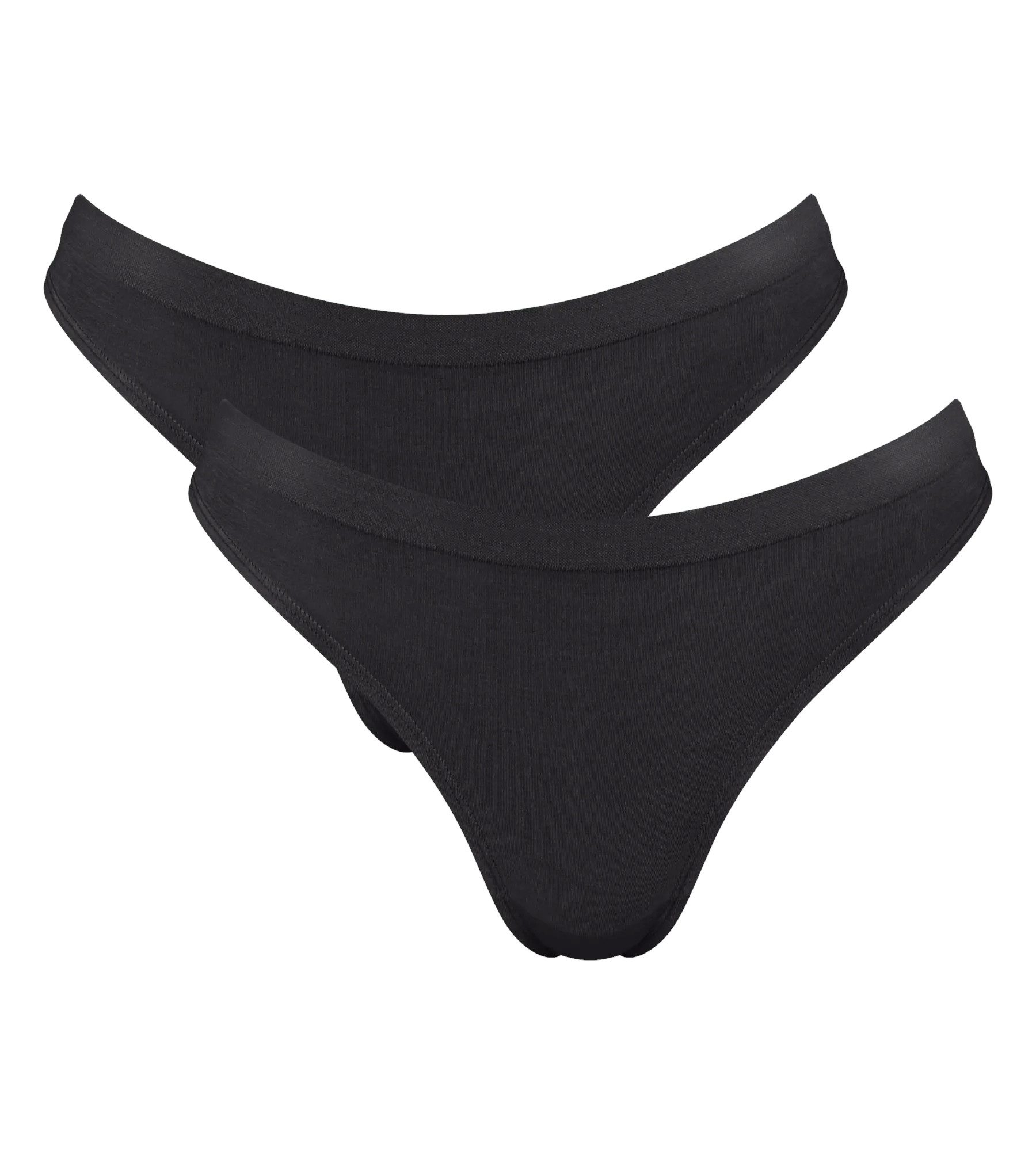 sloggi Tanga GO Sense (2er Pack) Modalmix, nahtlos, flacher Saum, elastisch, weich