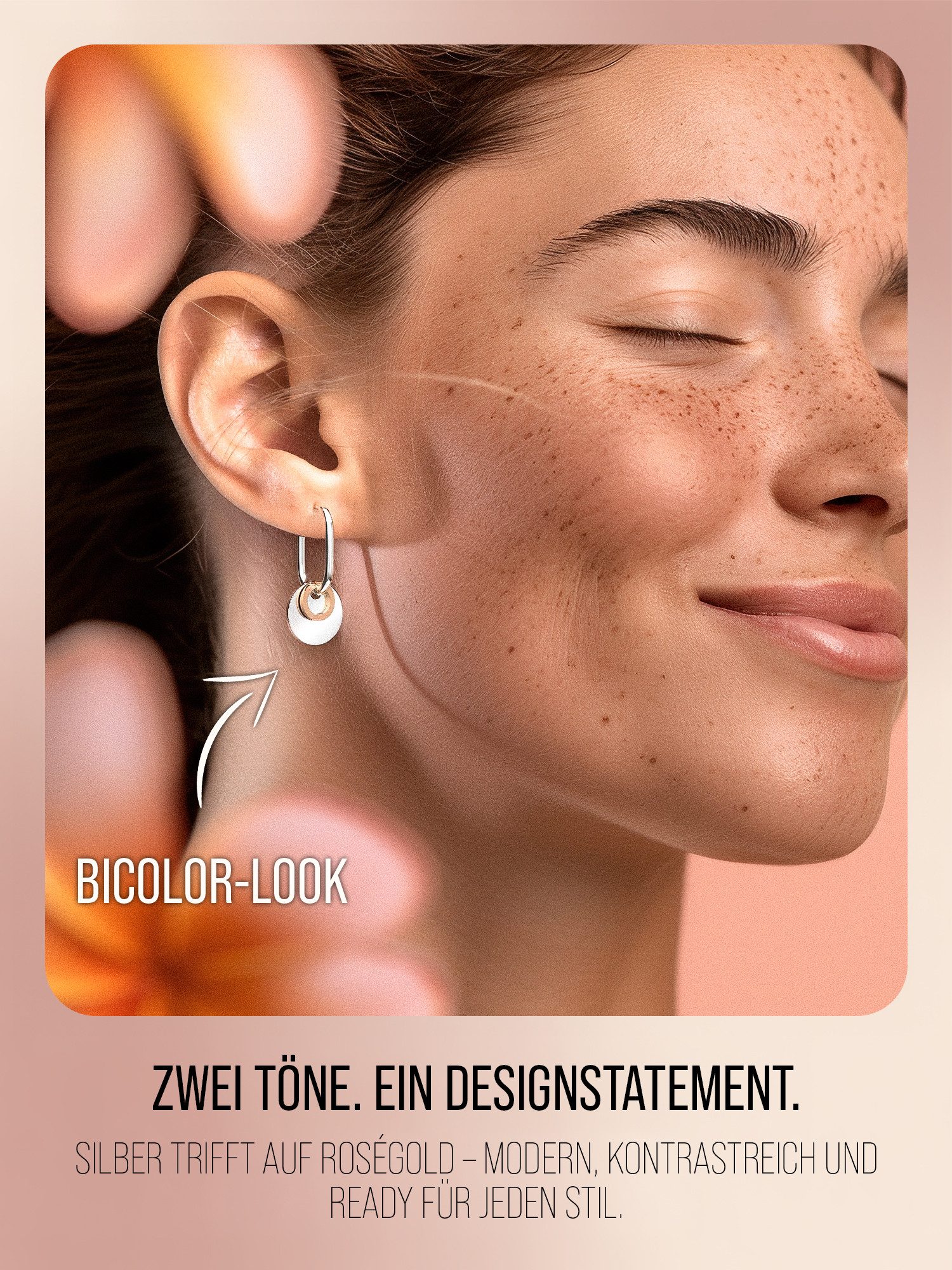 THIORA Paar Creolen Oasis Kollektion (inkl Schmuckbox) – Bild 2 von 5