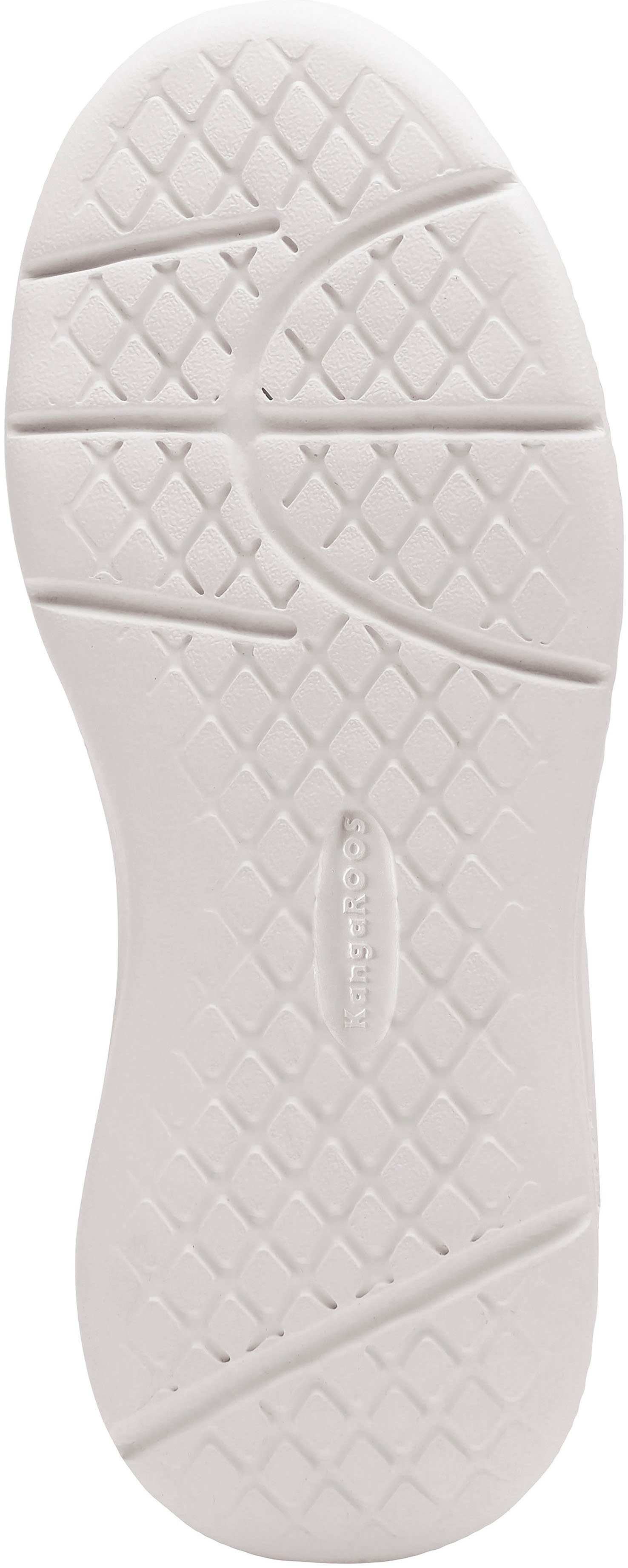 KangaROOS K-Ico schwarz-weiß Klettverschluss V Sneaker mit