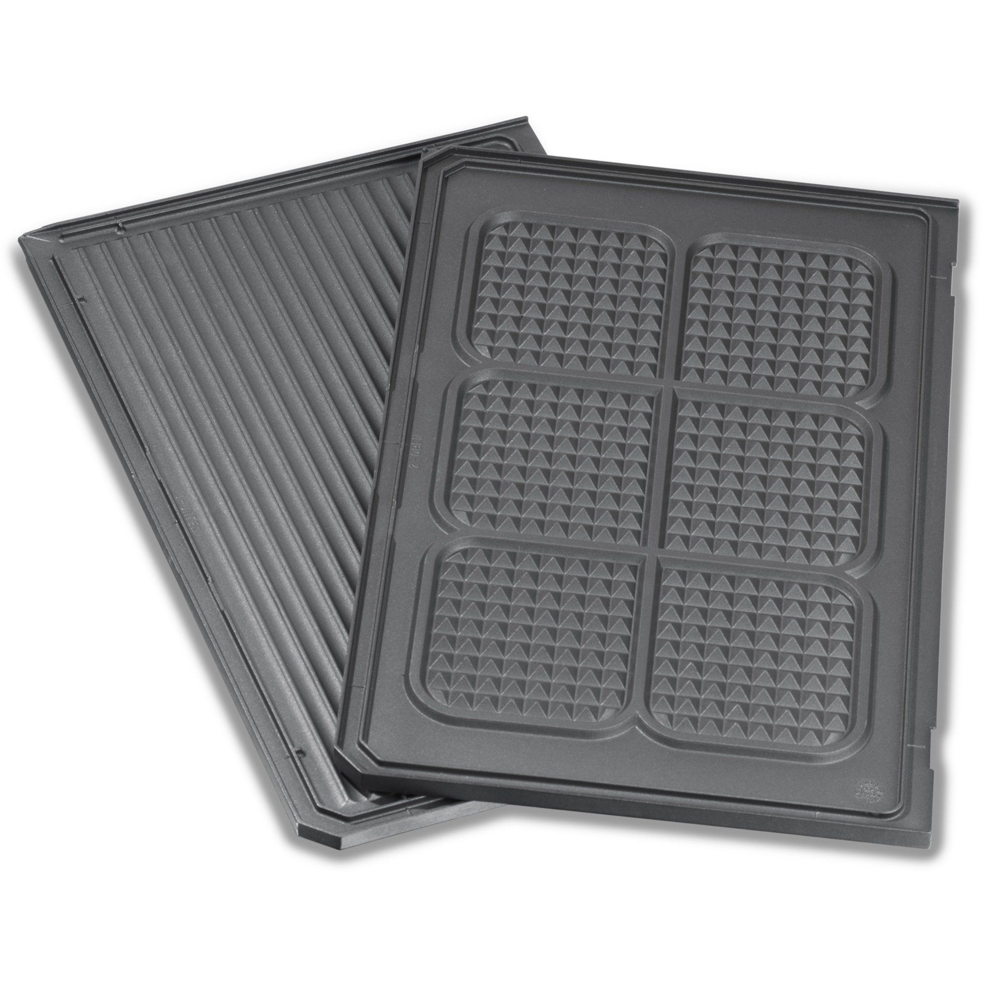 Steba Geschirr-Set Steba Grillplatte unten, geriffelt / Waffelmuster, Druckguss