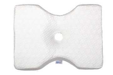 Nackenstützkissen Kissen 4.0 - Variante Talalay Latex oder Viskoschaum Thermo, Sanapur, 4-fach höhenverstellbar durch entnehmbare Platten