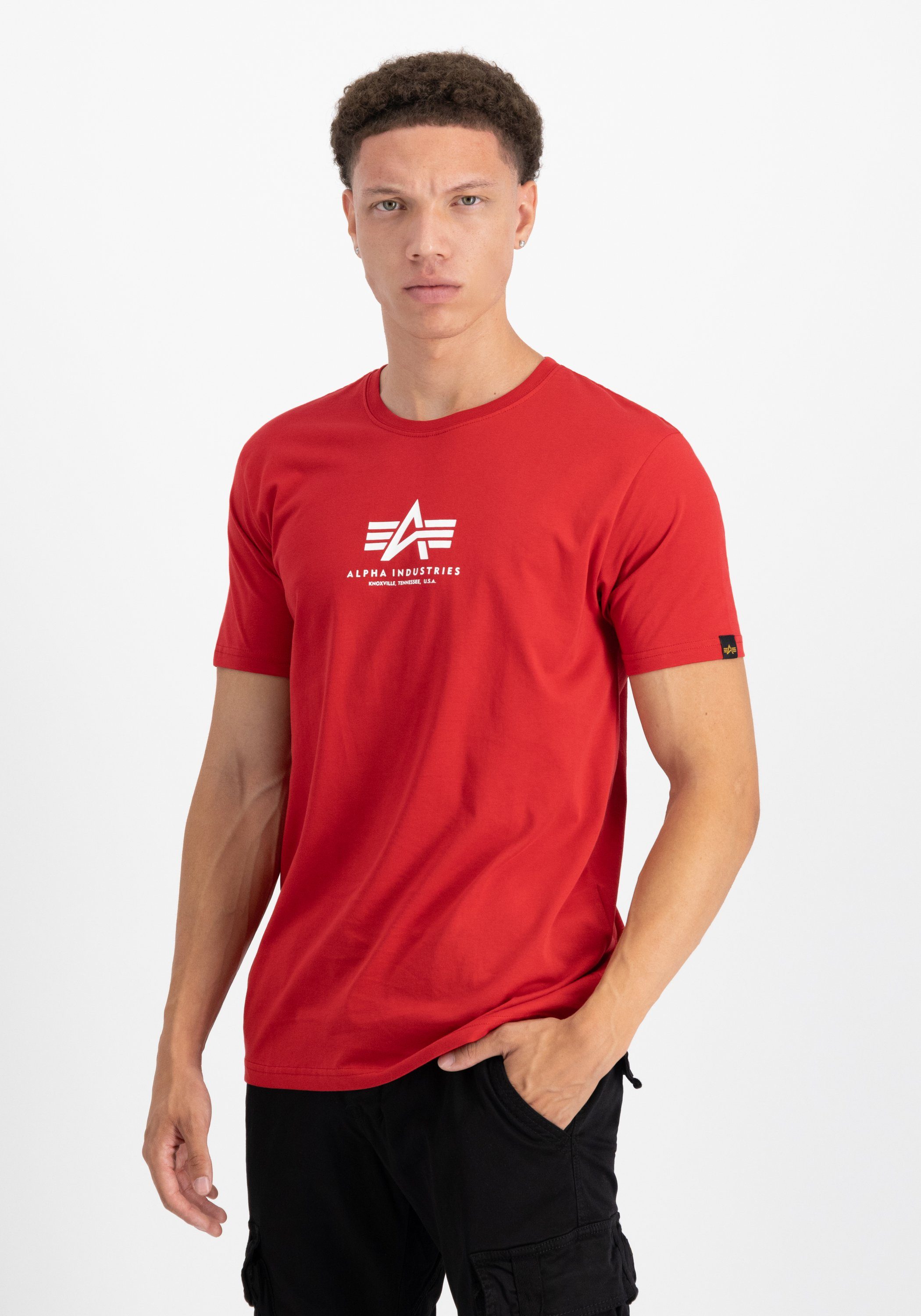 Alpha Industries T-Shirt ALPHA INDUSTRIES Men - T-Shirts Basic T ML