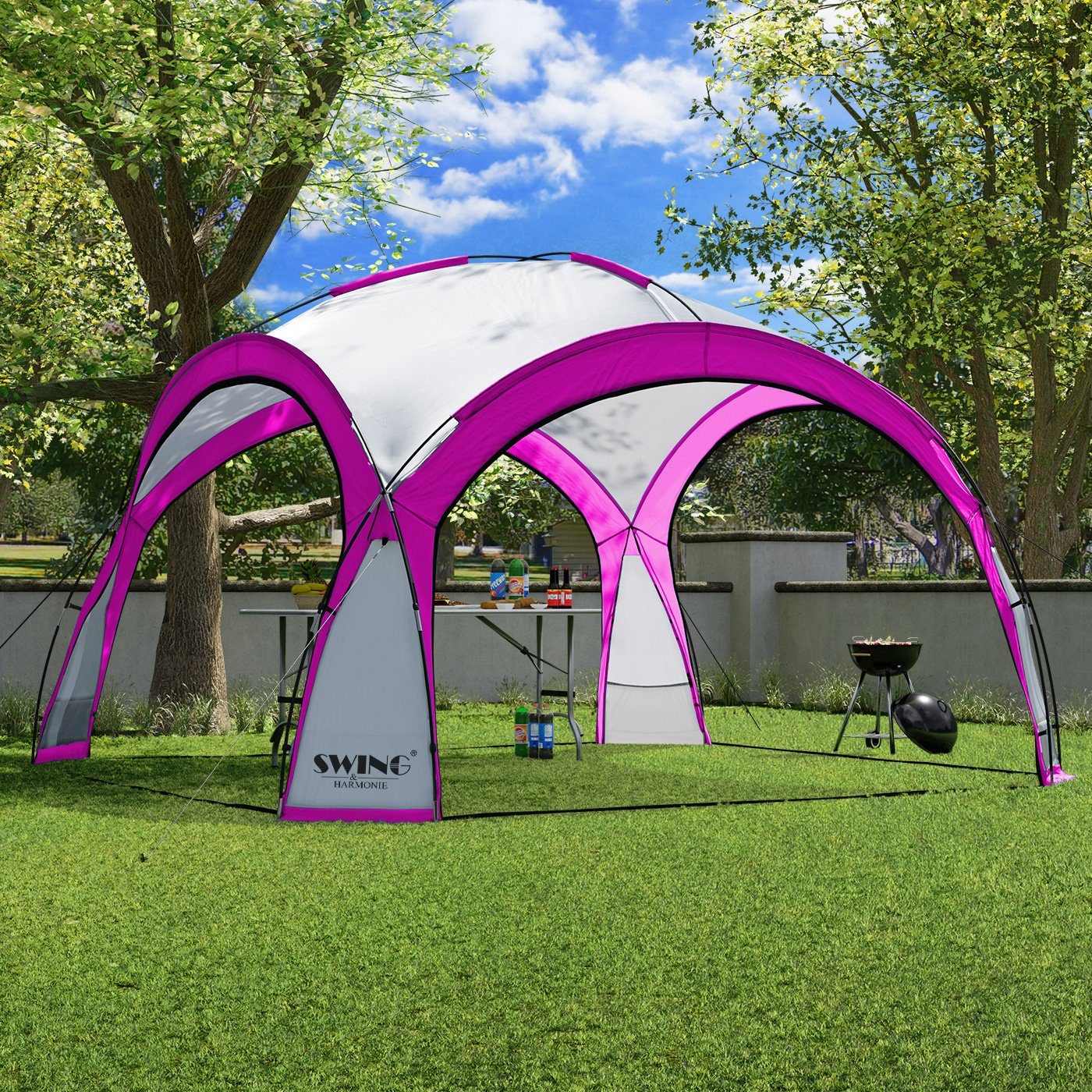 Swing&Harmonie Faltpavillon LED Event Pavillon 3,6 günstig online kaufen