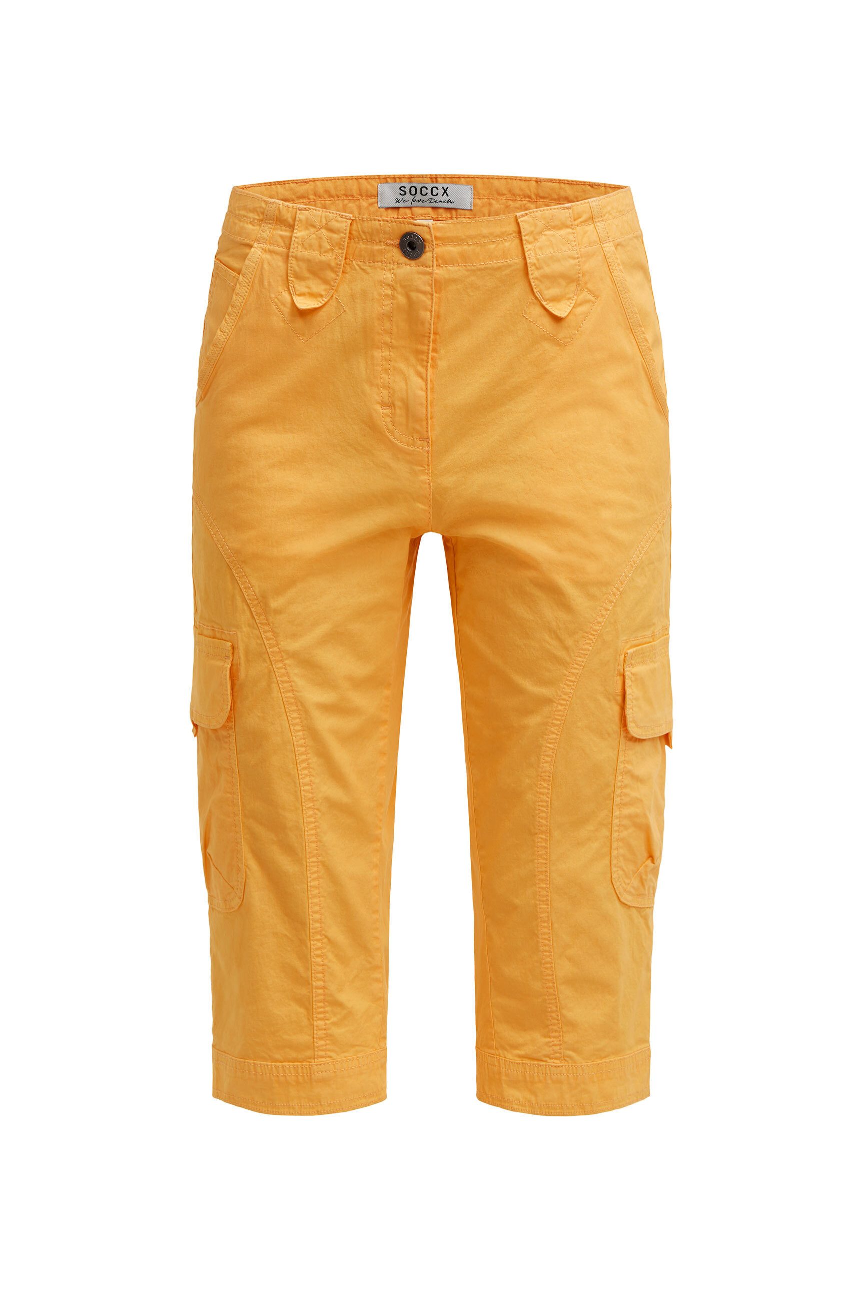 SOCCX Skaterbermudas mit verstellbarem Knopfriegel am Hosensaum