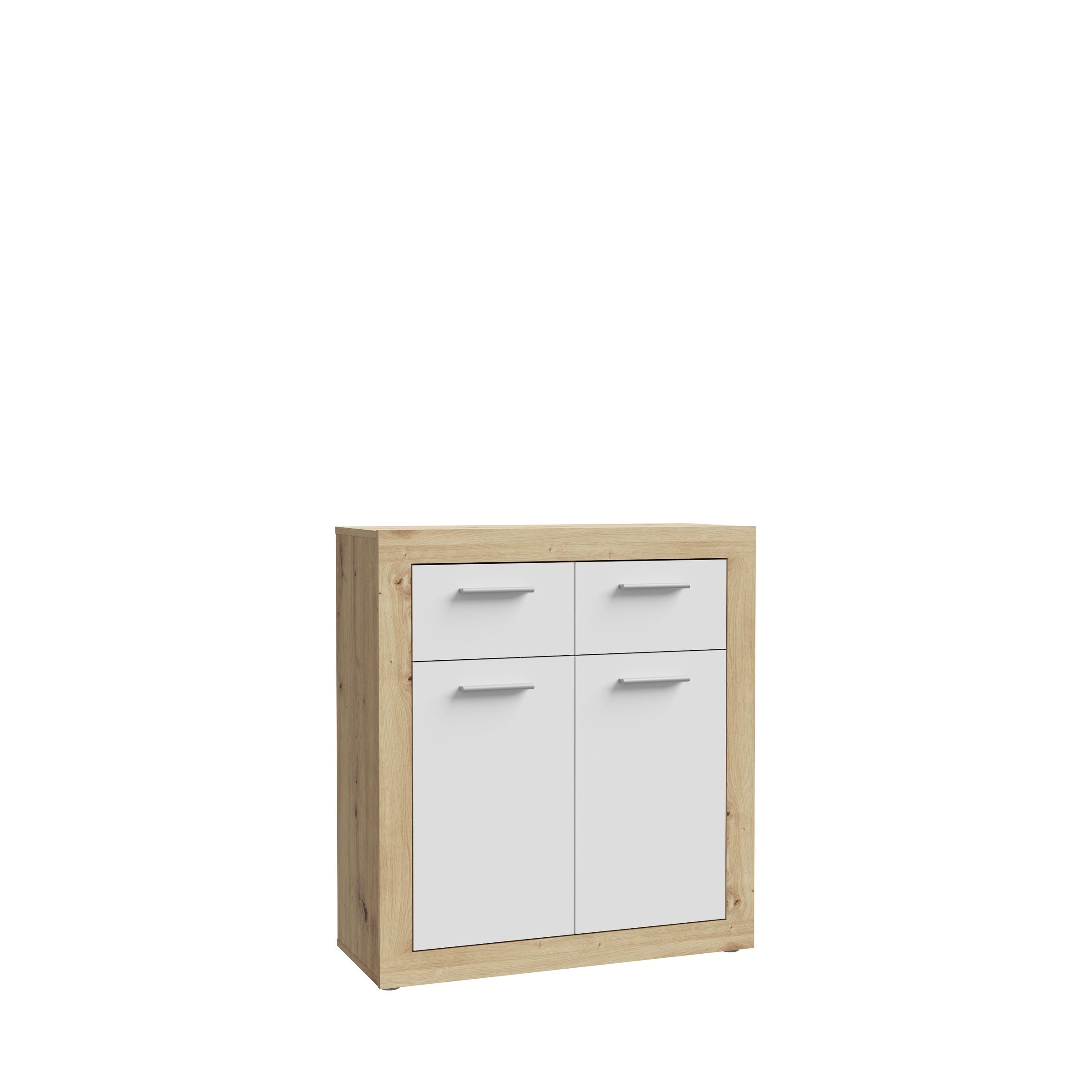 freiraum Kommode La Serena, in Artisan Eiche - 83,2x91,5x34cm (BxHxT)