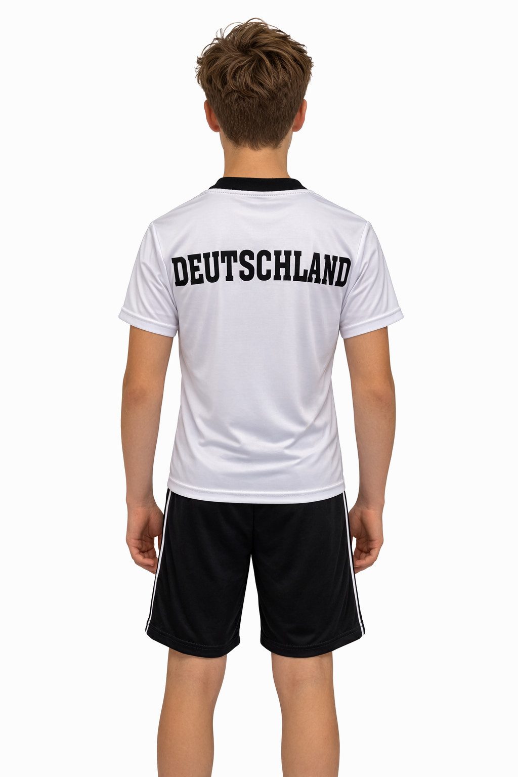 Hessis Fußballtrikot Fan Set Deutschland Germany 2026 – js882 (Set, 2-tlg., T-Shirt + Shorts) für Kinder, Deutschland
