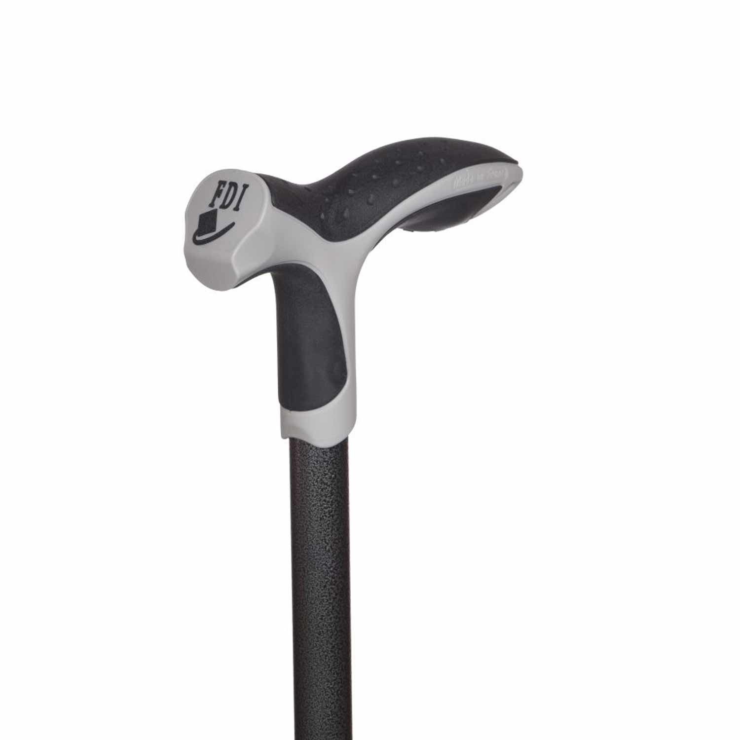 Antar Medizin GmbH Gehstock Antar Soft Step Gehstock weiß höhenverstellbar Aluminium, Einzelartikel, 1-tlg., 1 Stück, 14-fach höhenverstellbar, ergonomischer Griff, bis 130 kg belastbar