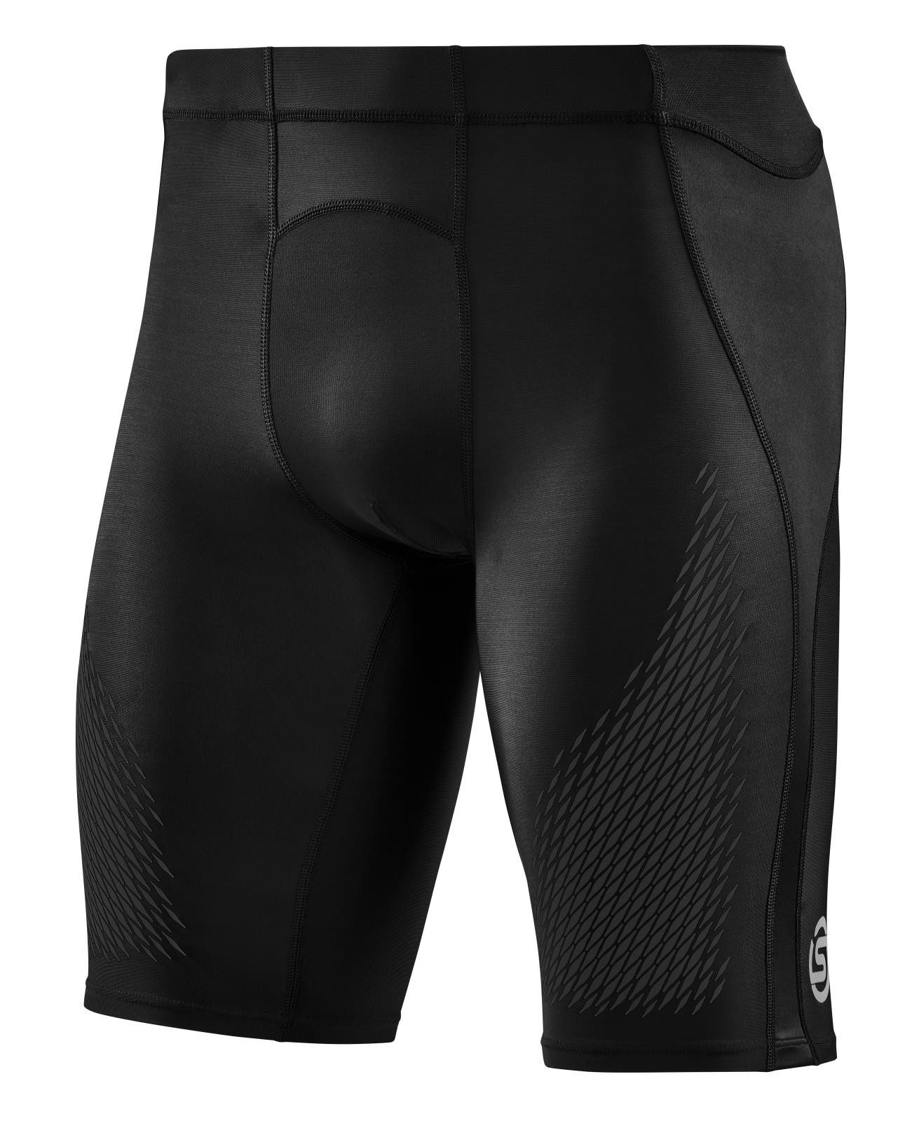 Skins Funktionshose 3-Series Half Tight 400 Short (enganliegend) schwarz/grau Herren