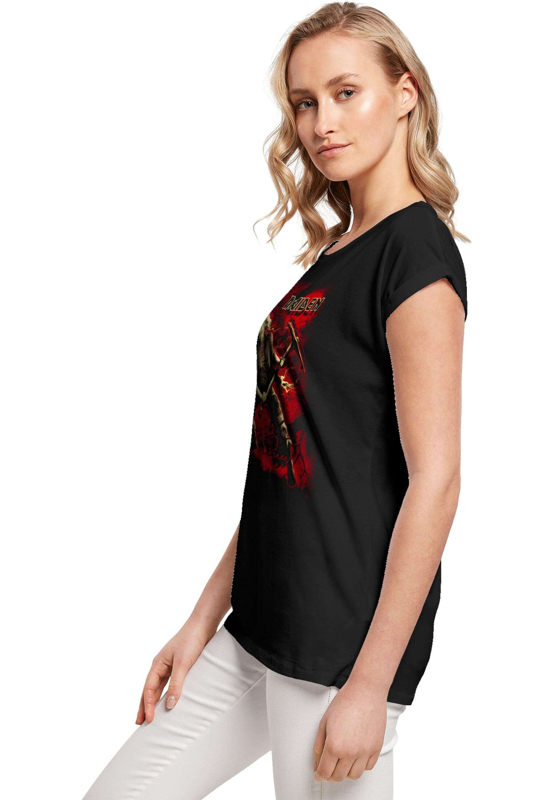 - Tee Merchcode tlg) Breeg Maiden Iron (1- Ladies Extended Damen T-Shirt Shoulder