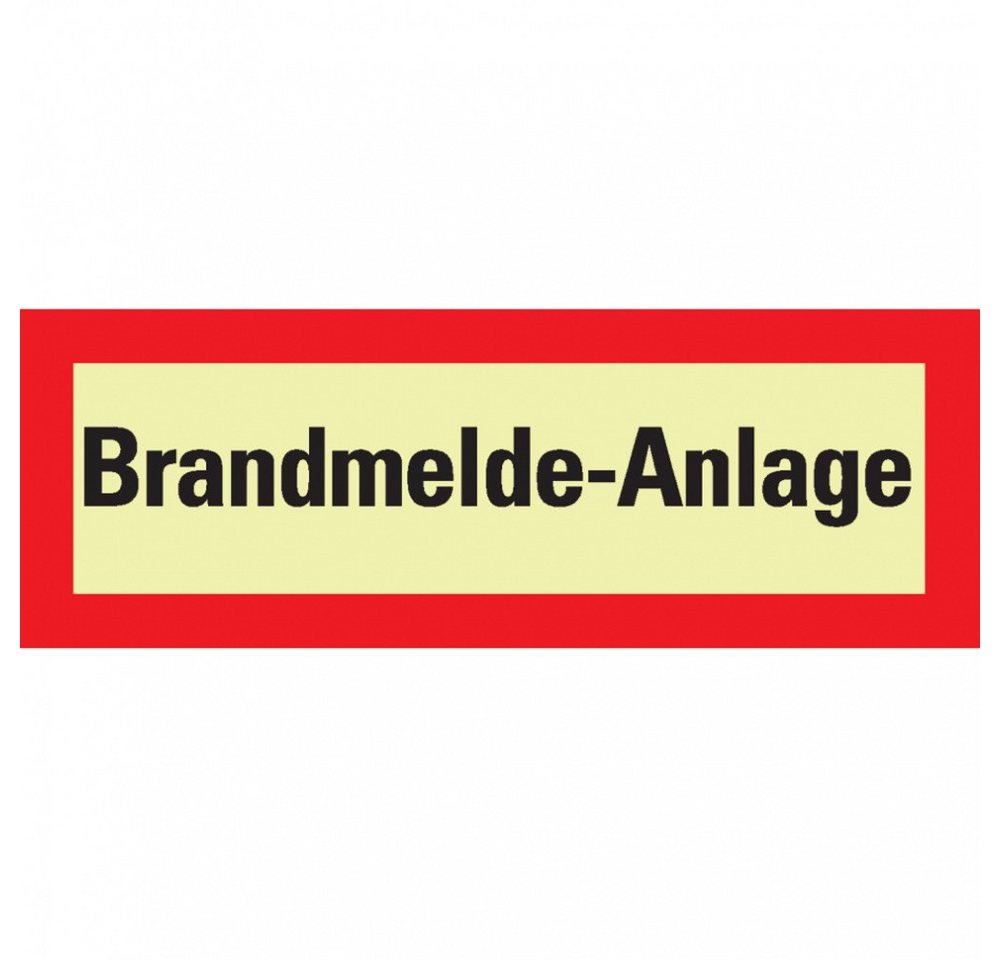Thumbnail - König Werbeanlagen Hinweisschild PERMALIGHT Feuerwehrschild Brandmelde-Anl., Folie, selbstklebend, 297x