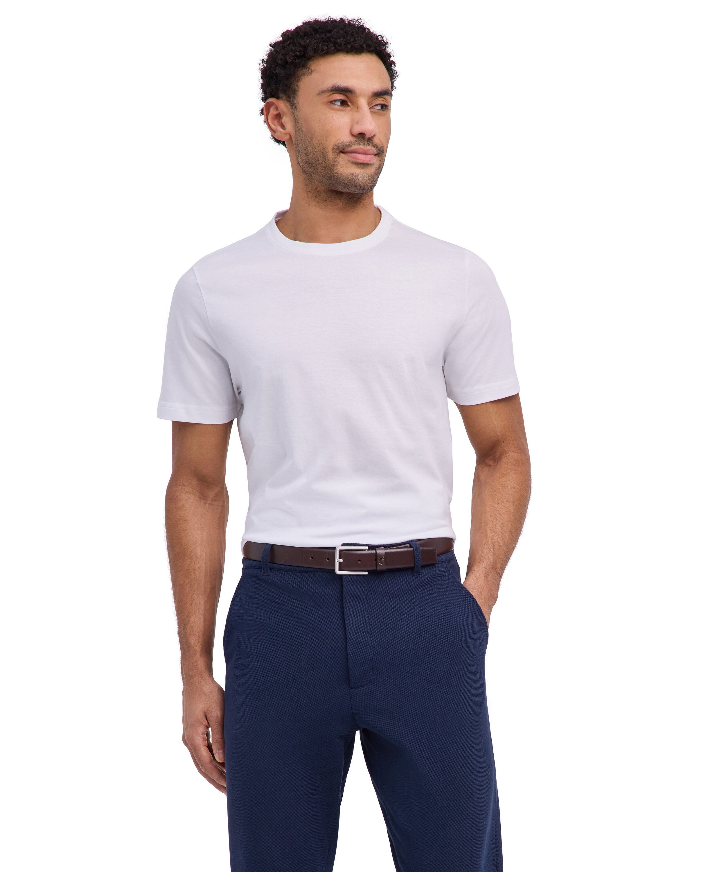 FALKE T-Shirt FALKE Essential Cotton Herren (1-tlg., 1) aus hochwertiger Pima-Baumwolle