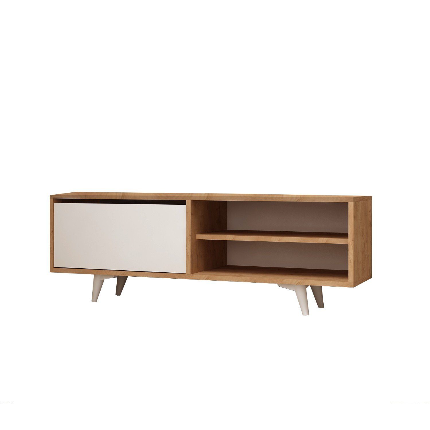 Schränke, Melaminbeschichtete TV-Schrank cm, 100% 47x120x35 Decor Partikelplatte Skye