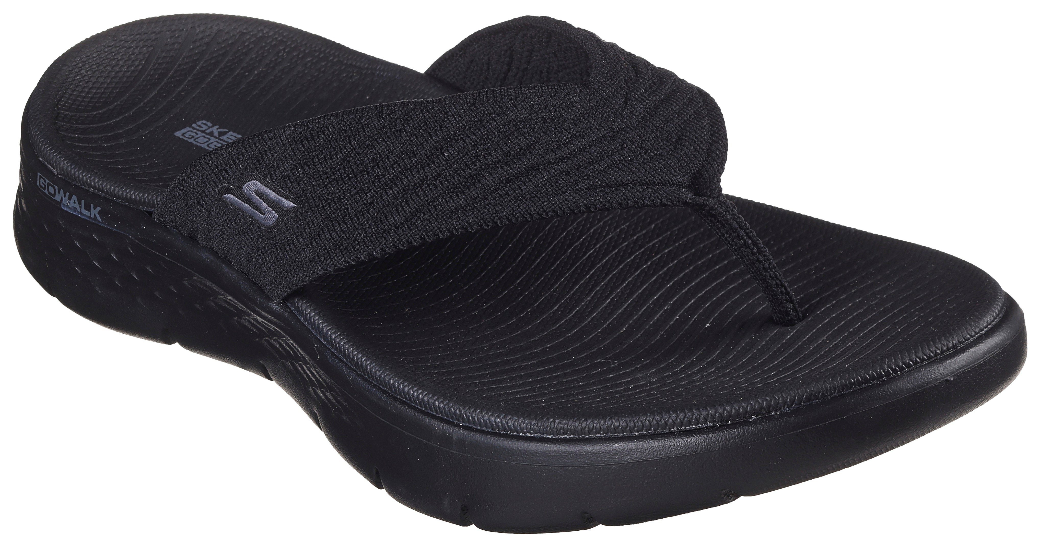 Skechers GO WALK FLEX SANDAL-SPLENDOR-X Zehentrenner, Sommerschuh, Schlappen, Poolsildes mit Goga Mat Footbed