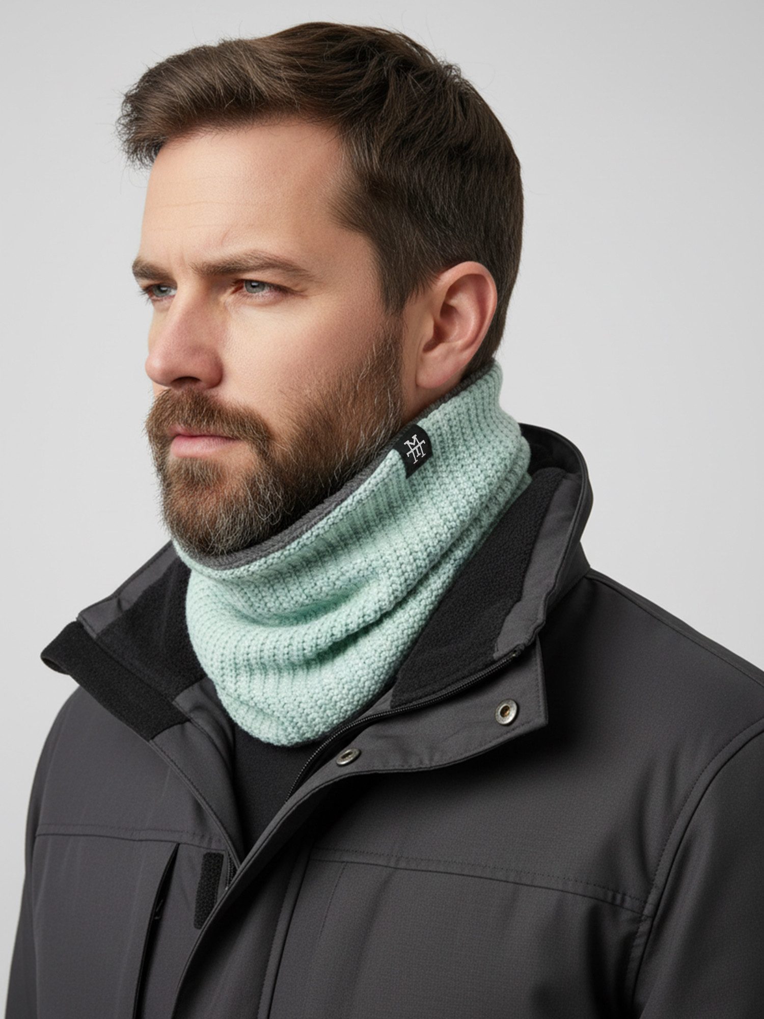 Manufaktur13 Loop Knit Neckwarmer - Schlauchschal, Halstuch, Halsschal, dehnbar/flexibel