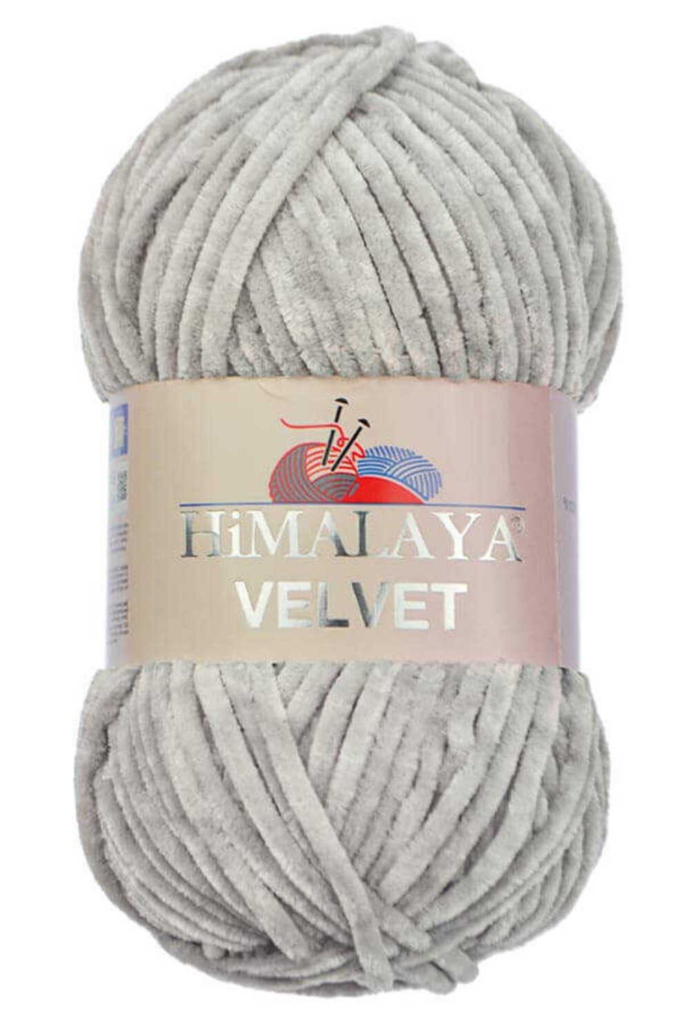 Himalaya Velvet Wolle - 100% Micro-Polyester, 100g/120m, Stärke 6 Super Bulky Häkelwolle, 120 m (Einzel-Pack, 1-St., Wolle), Superbauschiges Chenille Garn