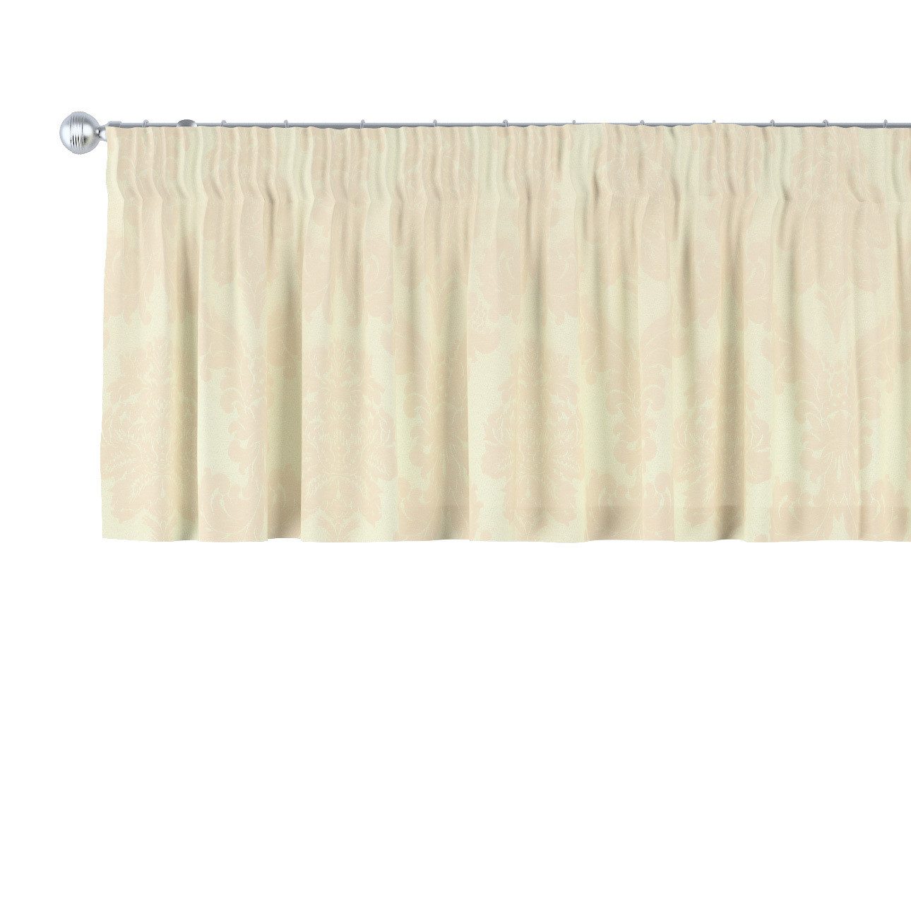 Dekoria Vorhang mit Kräuselband 130 x 40 cm, Damasco