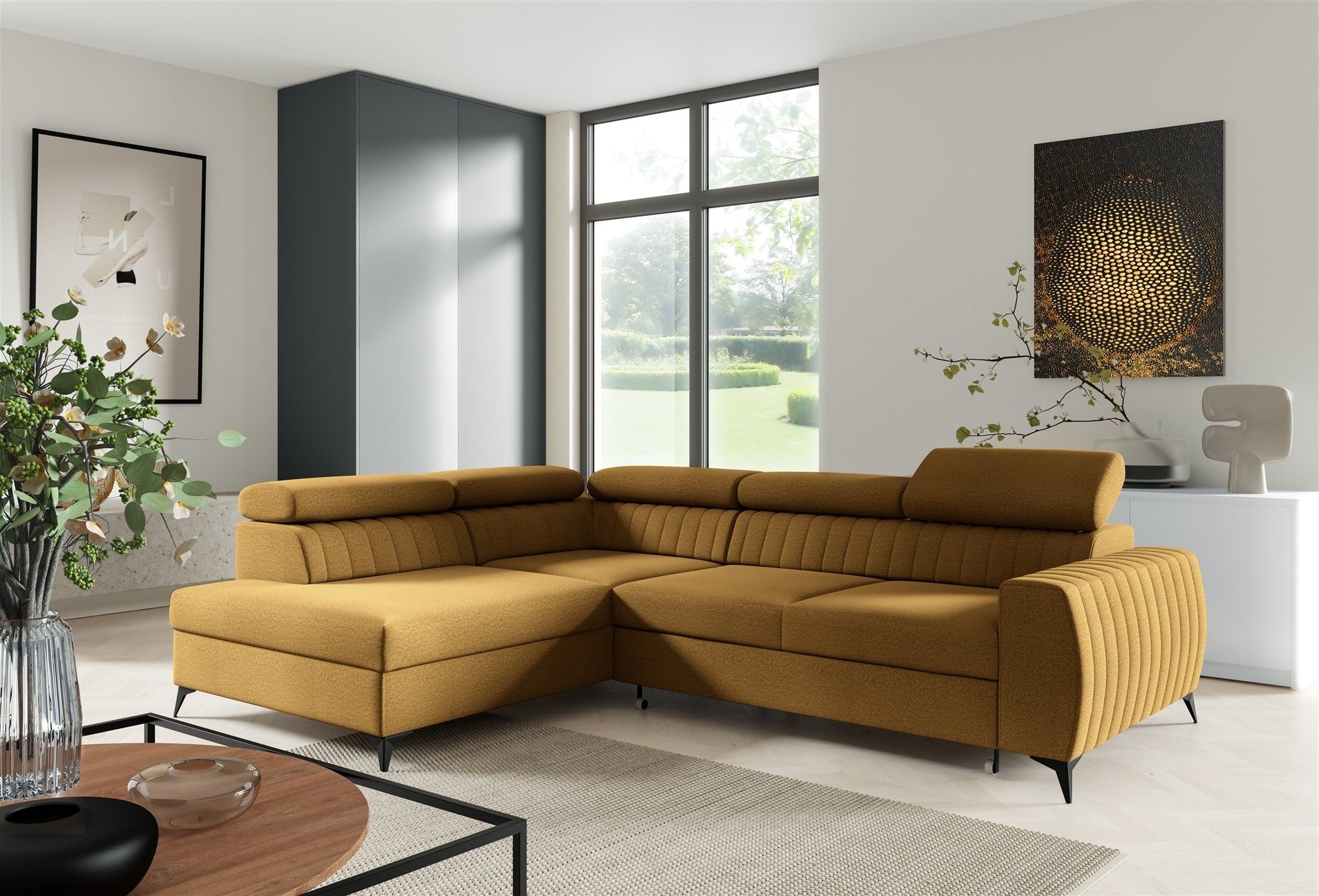 Fun Möbel Ecksofa Ecksofa Sofa TORONTO günstig online kaufen
