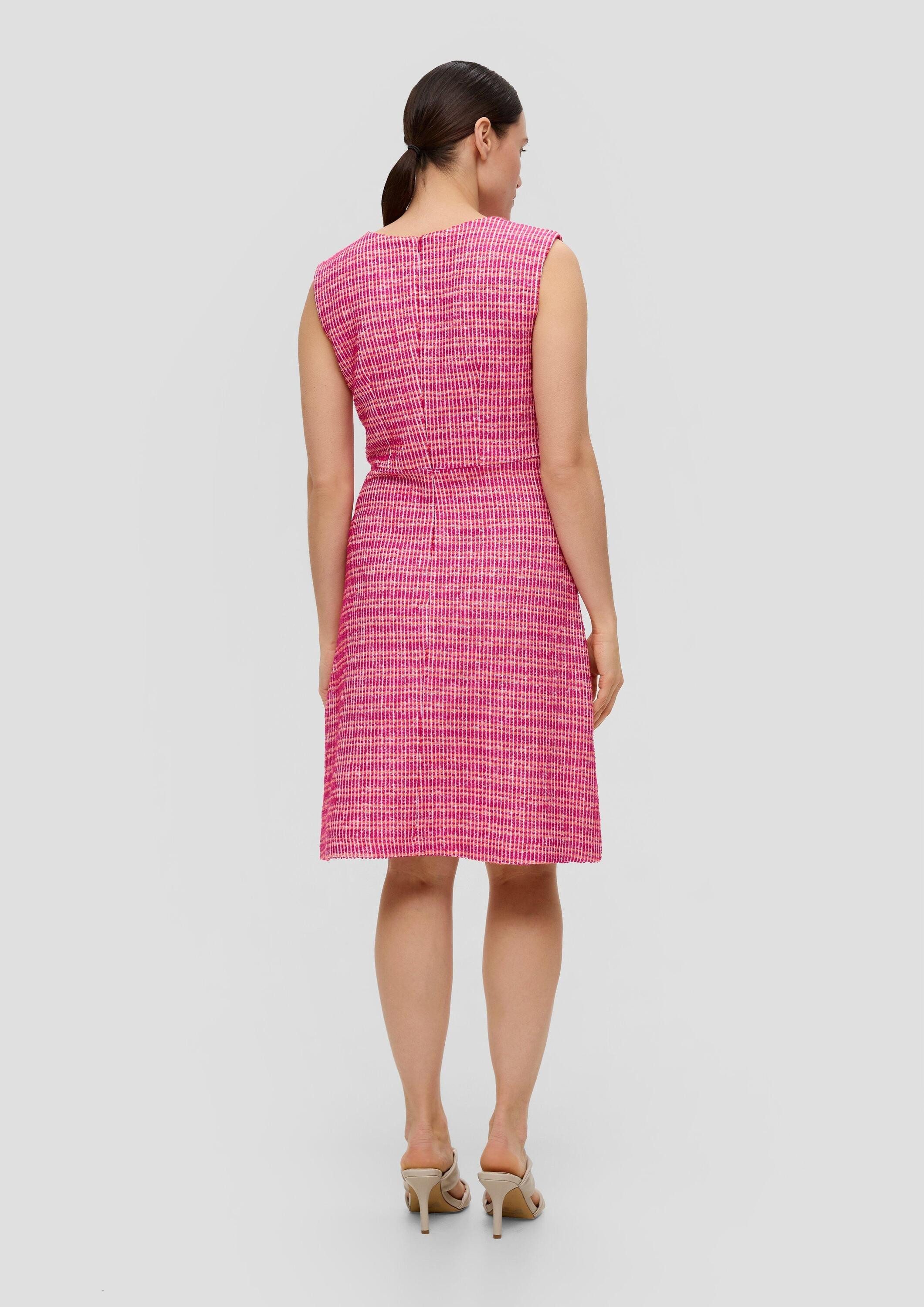 s.Oliver Minikleid Kleid Kleid aus Bouclé
