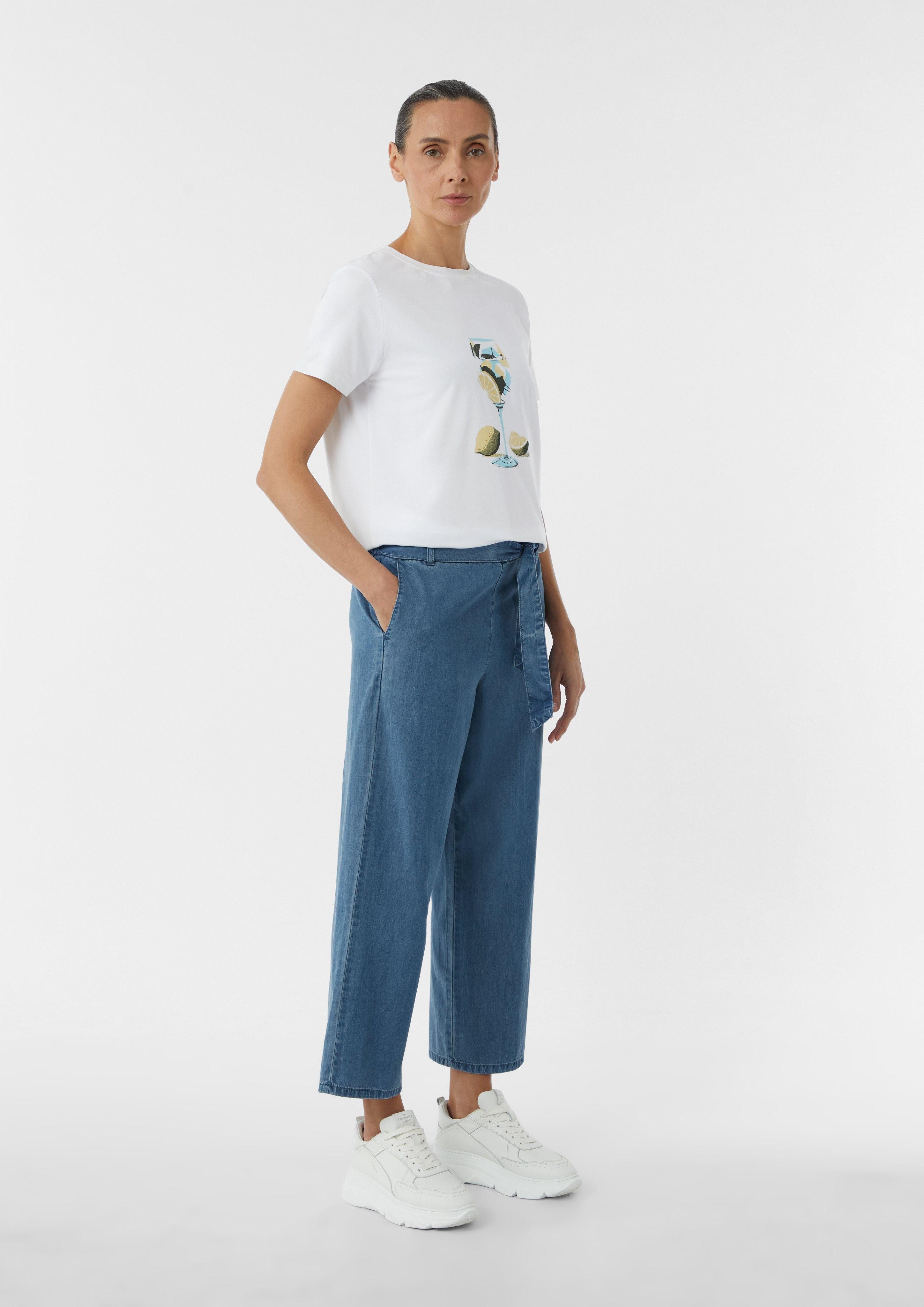 Comma 7/8-Jeans Jeans-Culotte aus fließendem Lyocellmix günstig online kaufen