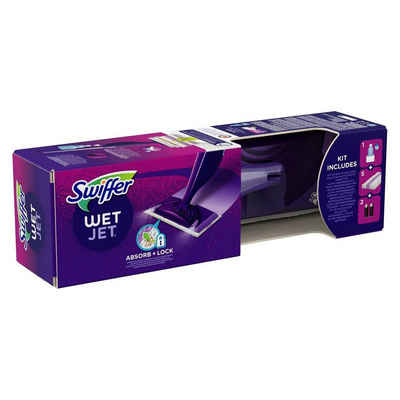 Swiffer Swiffer WetJet Bodenwischer Starterpack - Wischtücher + Bodenreiniger Fussbodenreiniger