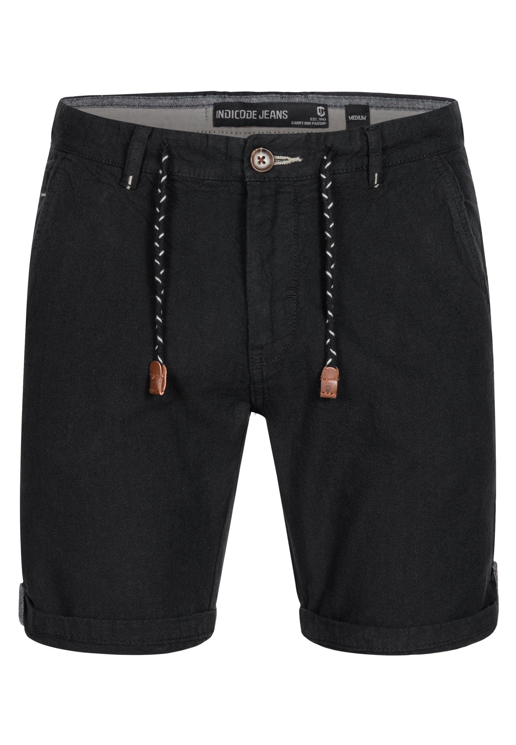 Indicode Chinoshorts Beauvals,elastischem Bund mit Kordelzug, günstig online kaufen