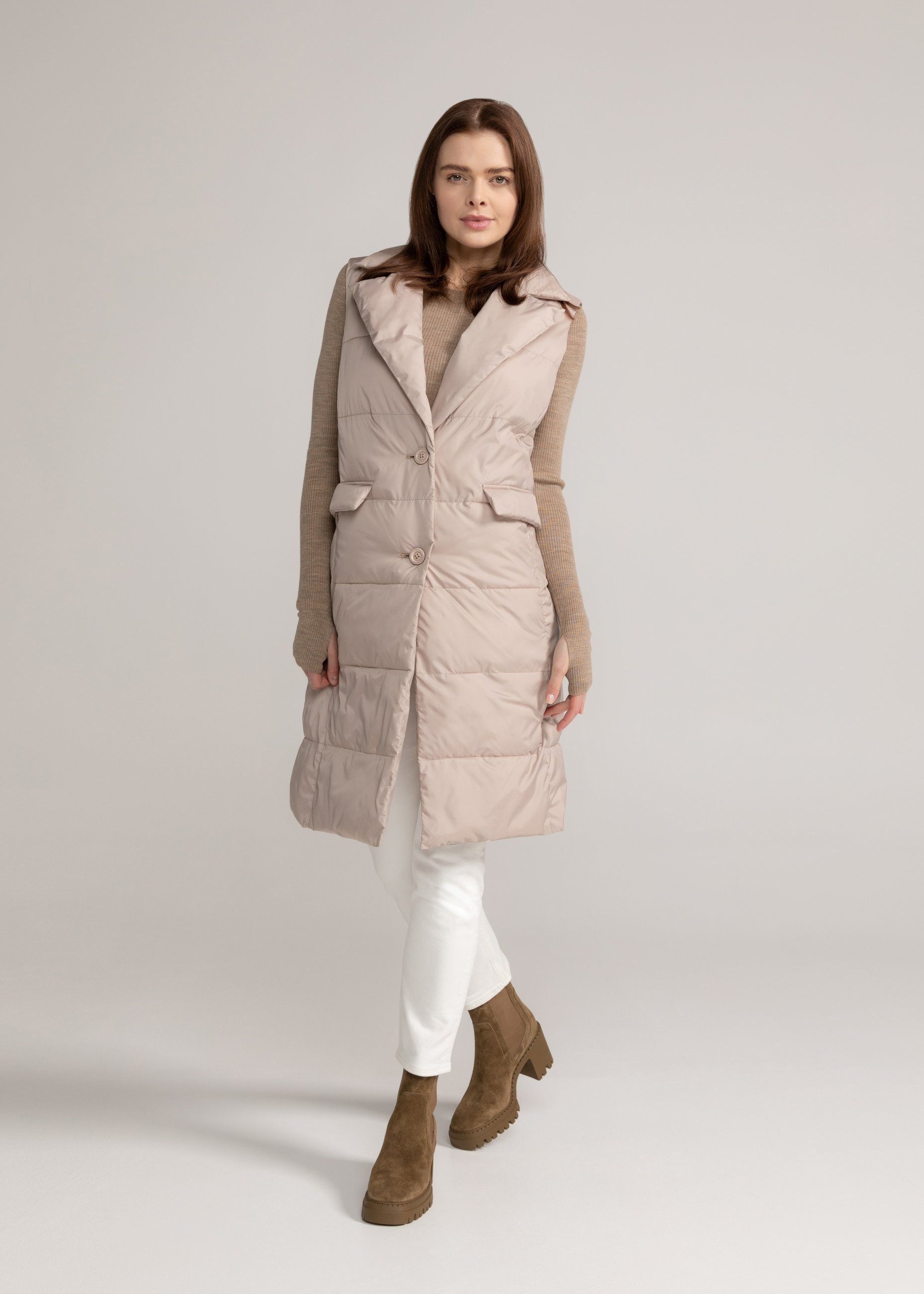 Manisa Steppjacke Zerodownweste mit Kragen günstig online kaufen