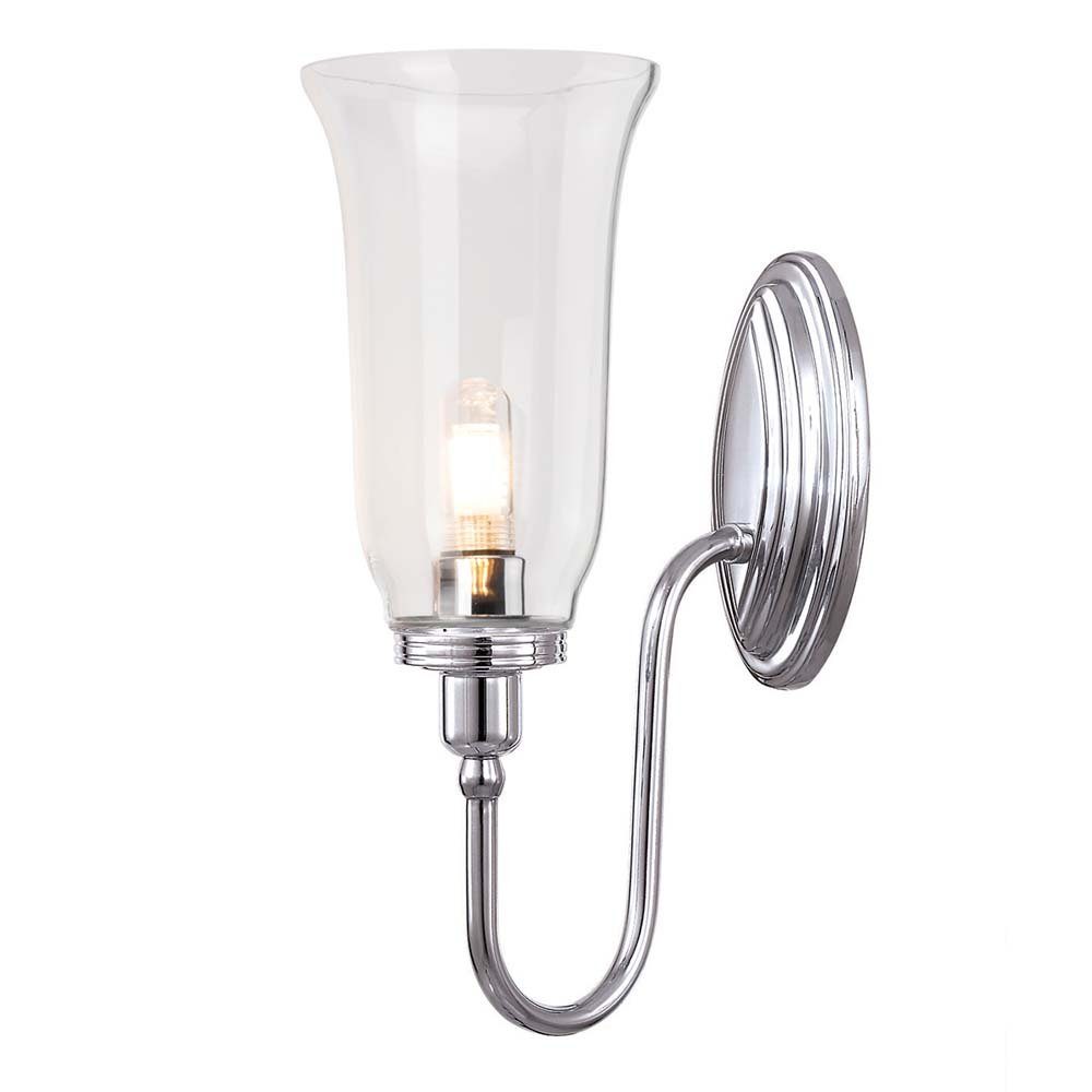 Elstead LIGHTING LED Wandleuchte, Leuchtmittel inklusive, Warmweiß, Wandlampe Leuchte Spiegellampe LED Treppenhausleuchte Glas Flurlampe