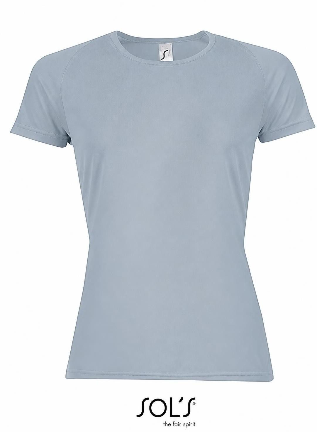 SOLS Trainingsshirt Damen Raglan Sport T-Shirt + Längerer Rücken