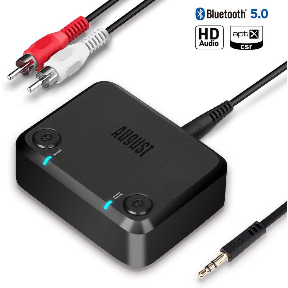 Dual Bluetooth 5.0 Transmitter mit aptX HD und 15 Std Akkulaufzeit Audio-Receiver