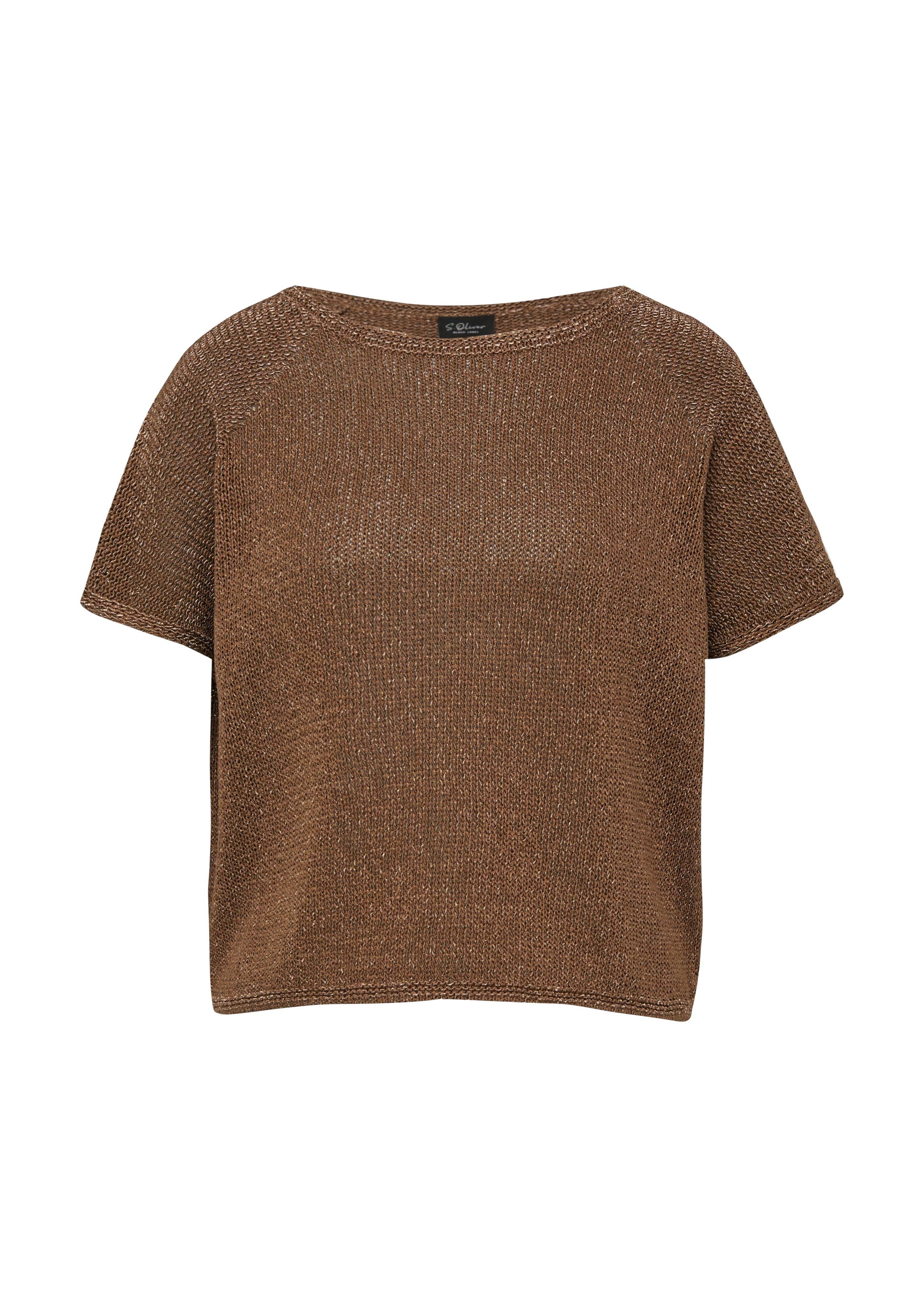 Kurzarmpullover Strickpullover