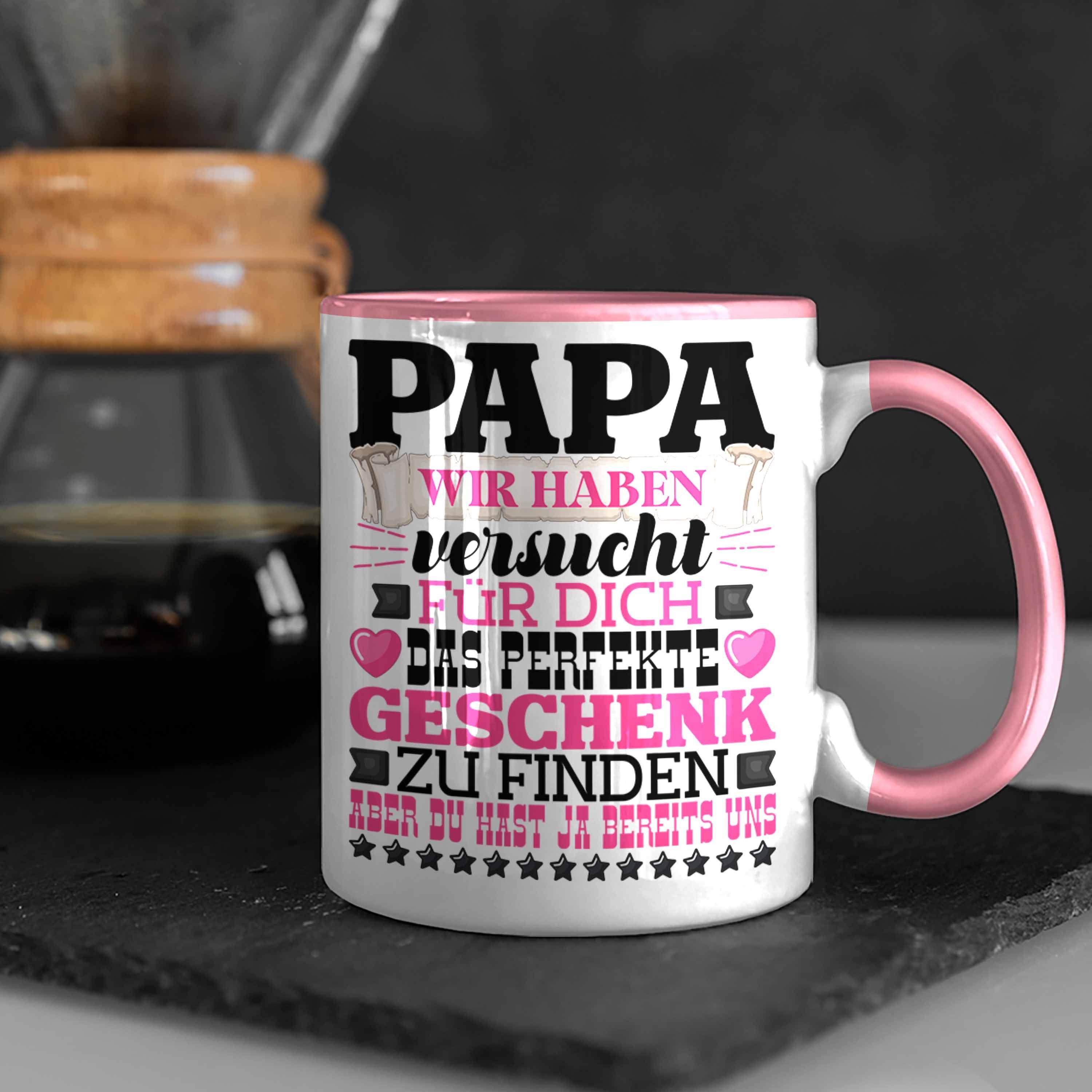 Tasse Tasse Besten Geschenk Papa von Vater Rosa für Tochte Geschenkidee Geschenk Trendation