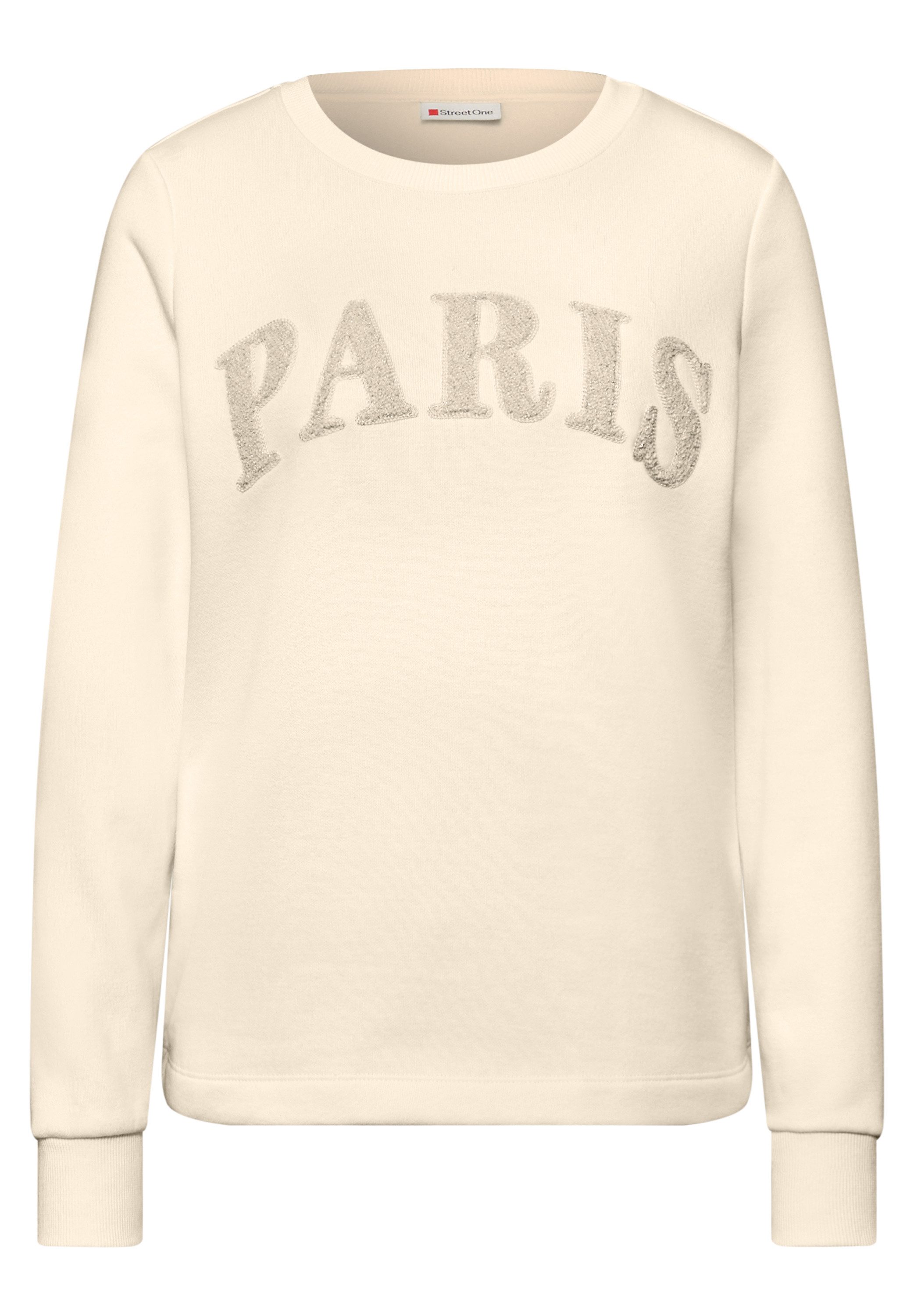 STREET ONE Rundhalspullover Sweatshirt mit Wording günstig online kaufen