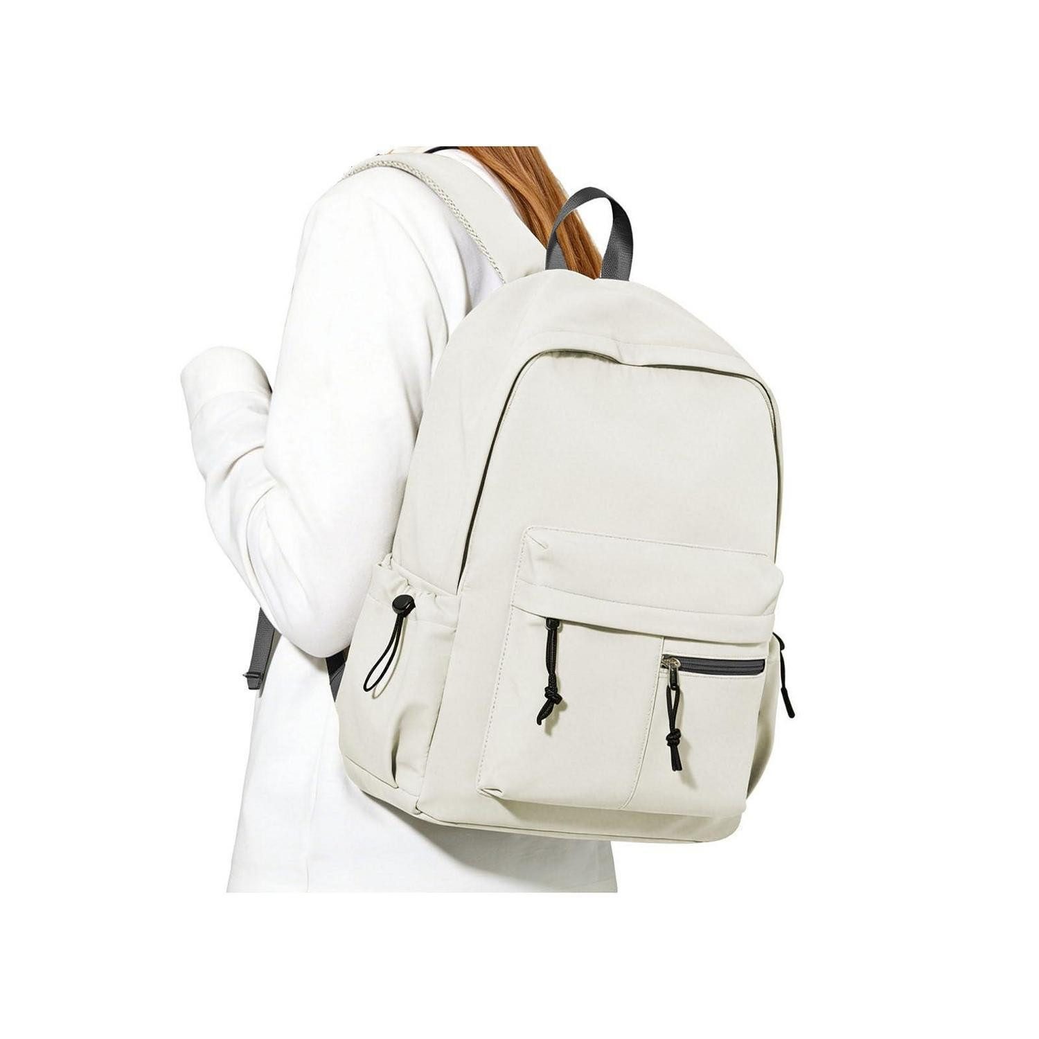 LuxusKollektion Schulrucksack Schulrucksack Teenie Mädchen Wasserabweisend Beige