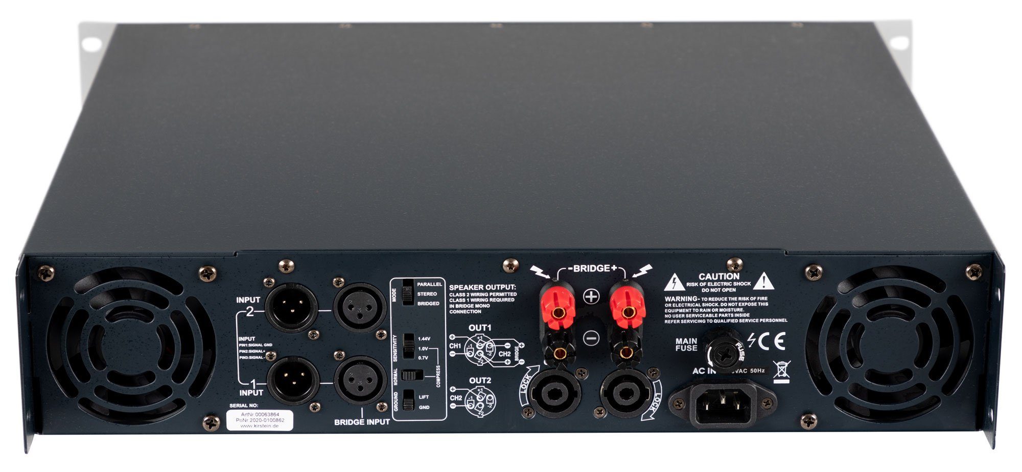 Pronomic TL-200 Endstufe Verstärker (Anzahl Watt Lautsprecher- 2 mit Stereo-Leistungsverstärker Schraubklemmen, W, 2 500 2x Kanal Ohm) 1000 Kanäle: an
