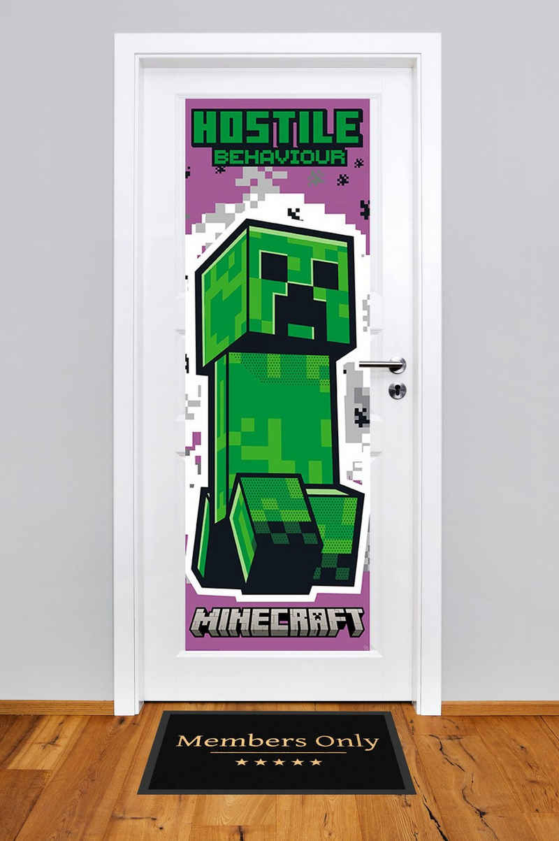 empireposter Poster Riesiges Minecraft - Creeper Poster - Format 53x158 cm