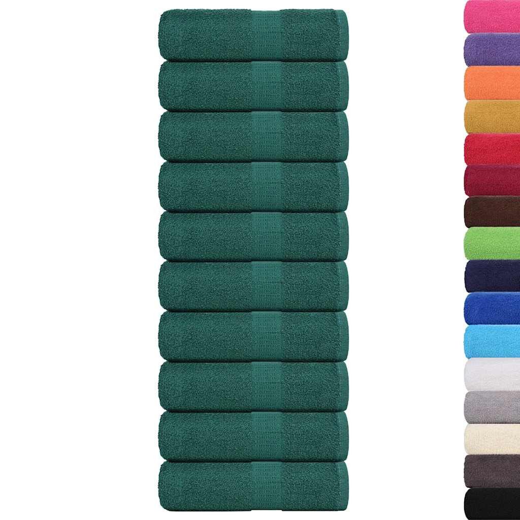vidaXL Handtuch Seiftücher 10 Stk. Grün günstig online kaufen