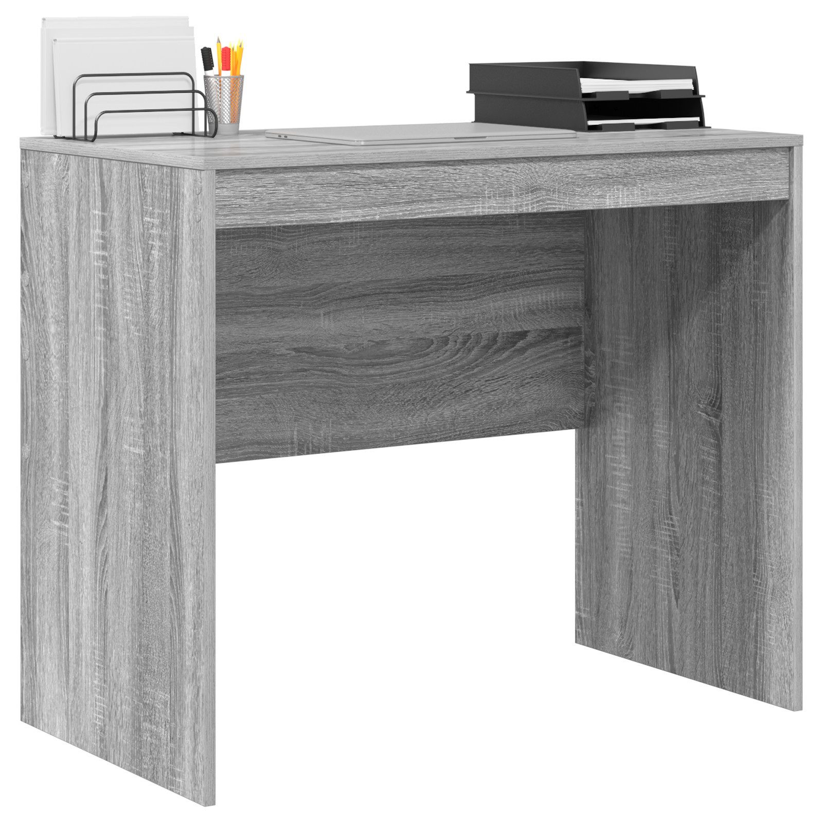 vidaXL Schreibtisch Grauer Schreibtisch Graue Sonoma günstig online kaufen
