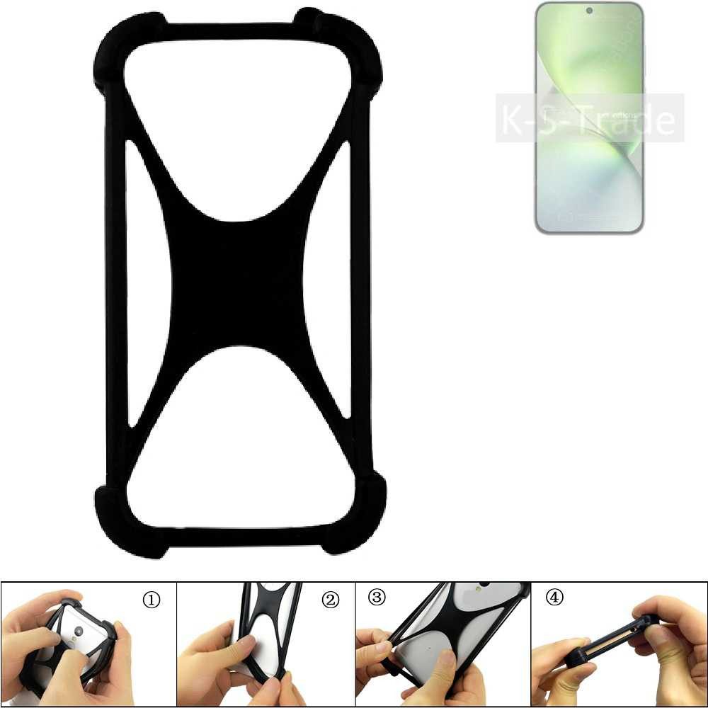 K-S-Trade Handyhülle für Vivo X200 Pro mini, Handy-Hülle Schutz-Hülle Silikon Bumper TPU Softcase Smartphone