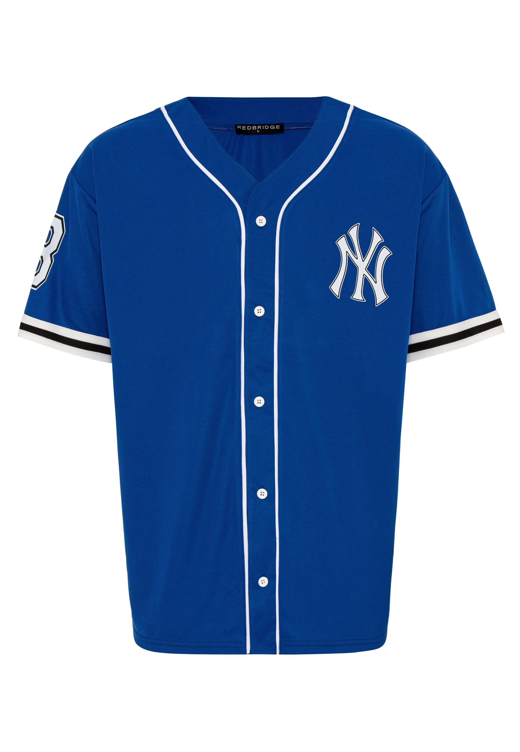 RedBridge T-Shirt mit Knopfleiste - Baseball-Shirt - Sportlicher Look, Regu günstig online kaufen