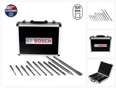 Bosch Professional Bohrer- und Bitset SDS-plus Bohrer und Meißel Set 11tlg. + Koffer (2608579916) PGM zer