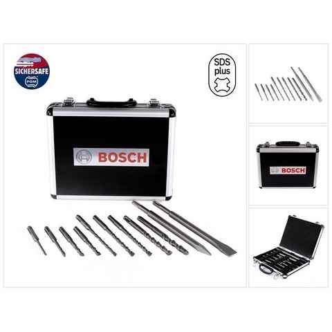 Bosch Professional Bohrer- und Bitset SDS-plus Bohrer und Meißel Set 11tlg. + Koffer (2608579916) PGM zer