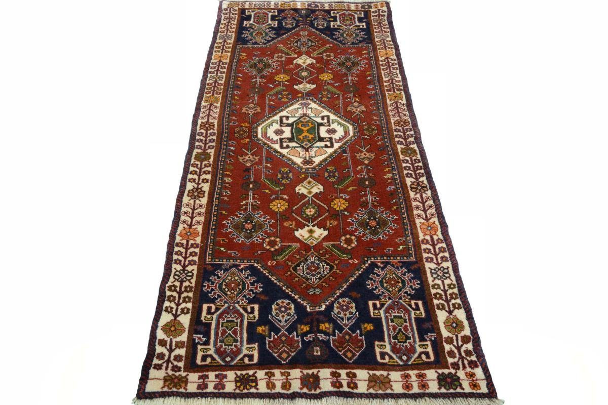 Orientteppich Shiraz 85x201 Läufer, 10 Höhe: Orientteppich mm Trading, Nain rechteckig, Perserteppich / Handgeknüpfter