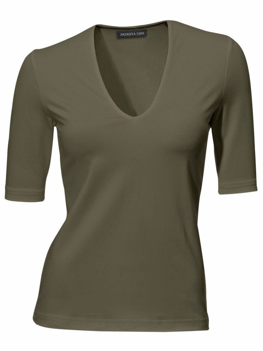 heine T-Shirt V-Shirt Kurzarm