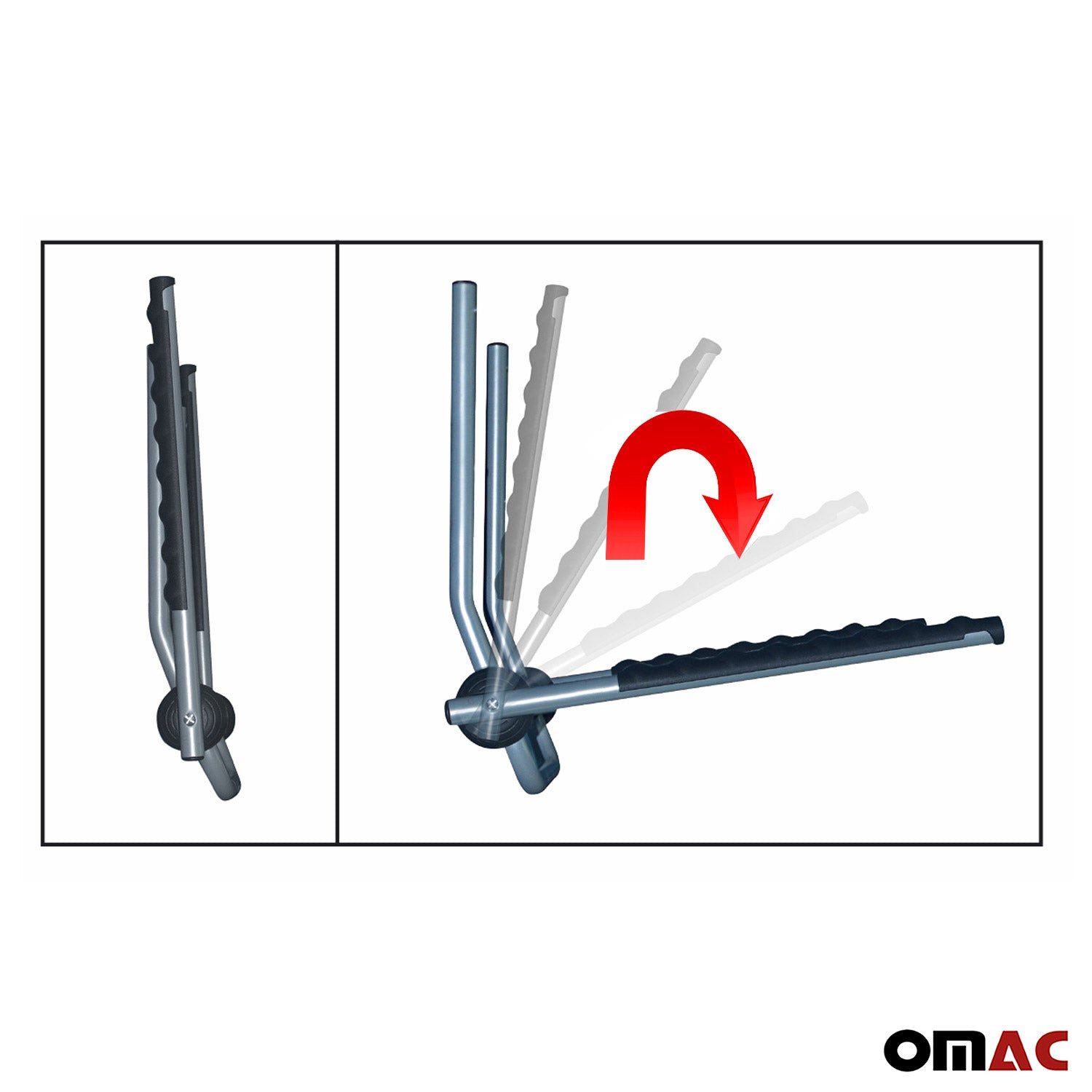 OMAC Fahrradständer Fahrradträger Wandhänger für Fahrrad Dachbox Fahrradhalter Wandhalter