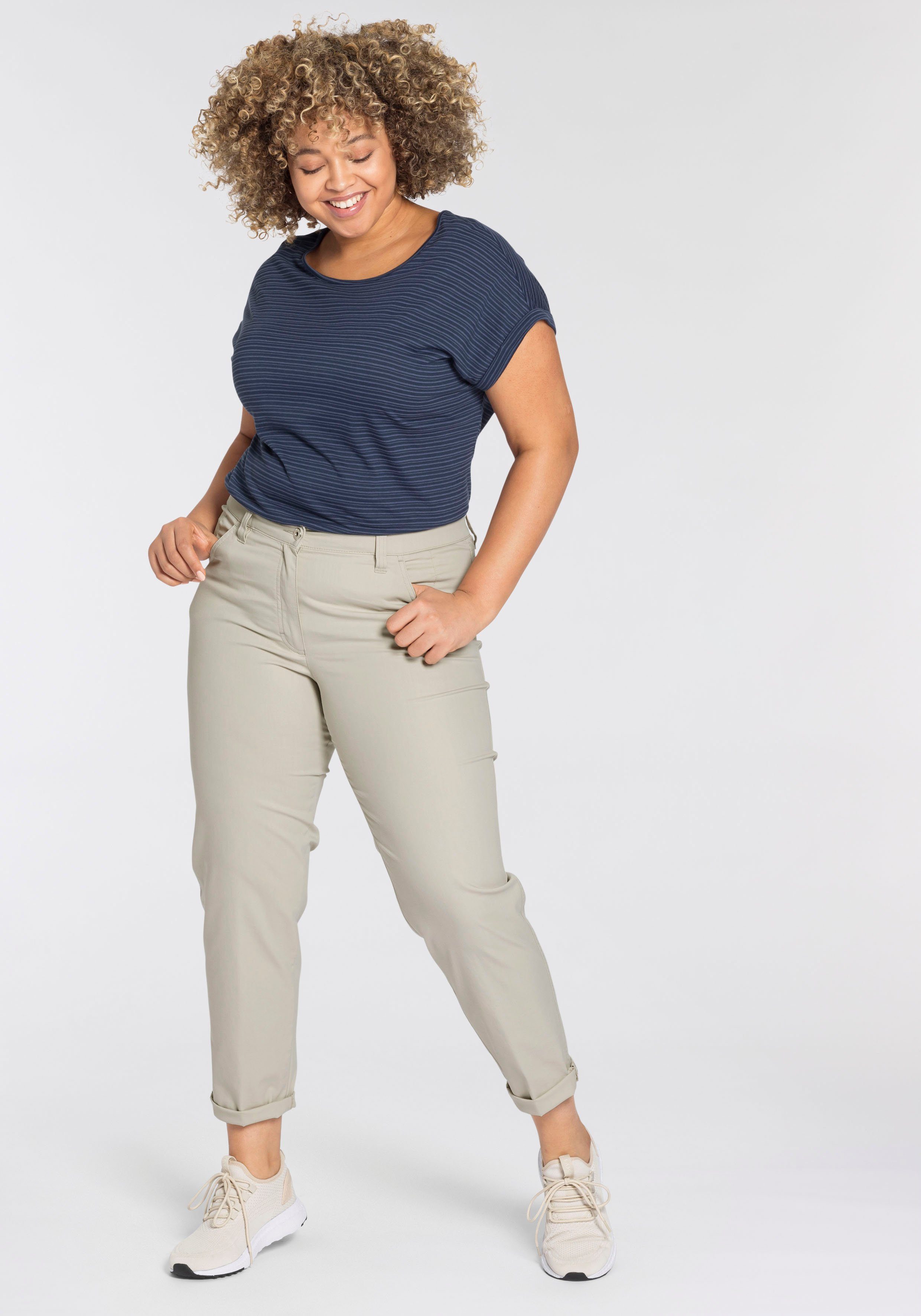 KjBRAND mit Komfortbund Chinohose beige Chino Betty