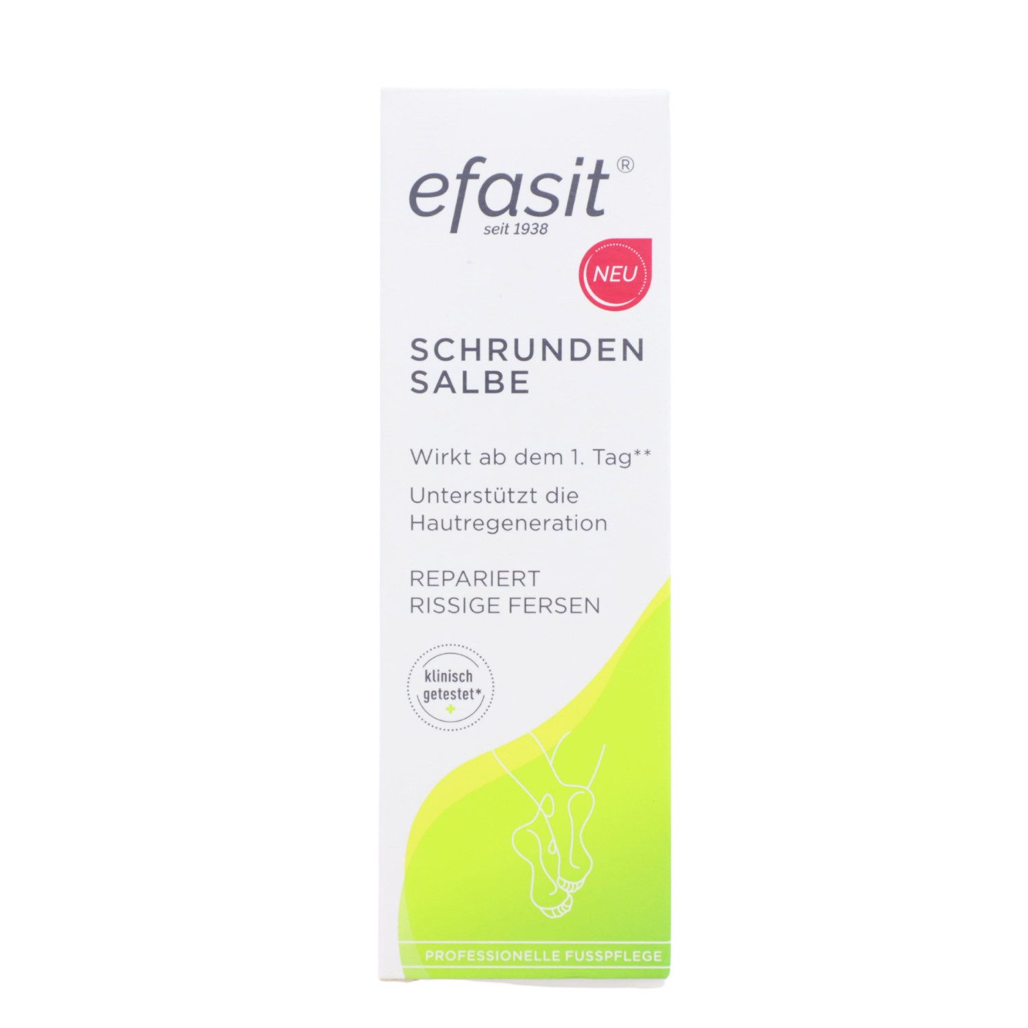 efasit Fußcreme 3 x efasit Schrundensalbe je 60ml Fußcreme Repariert Rissige Fersen