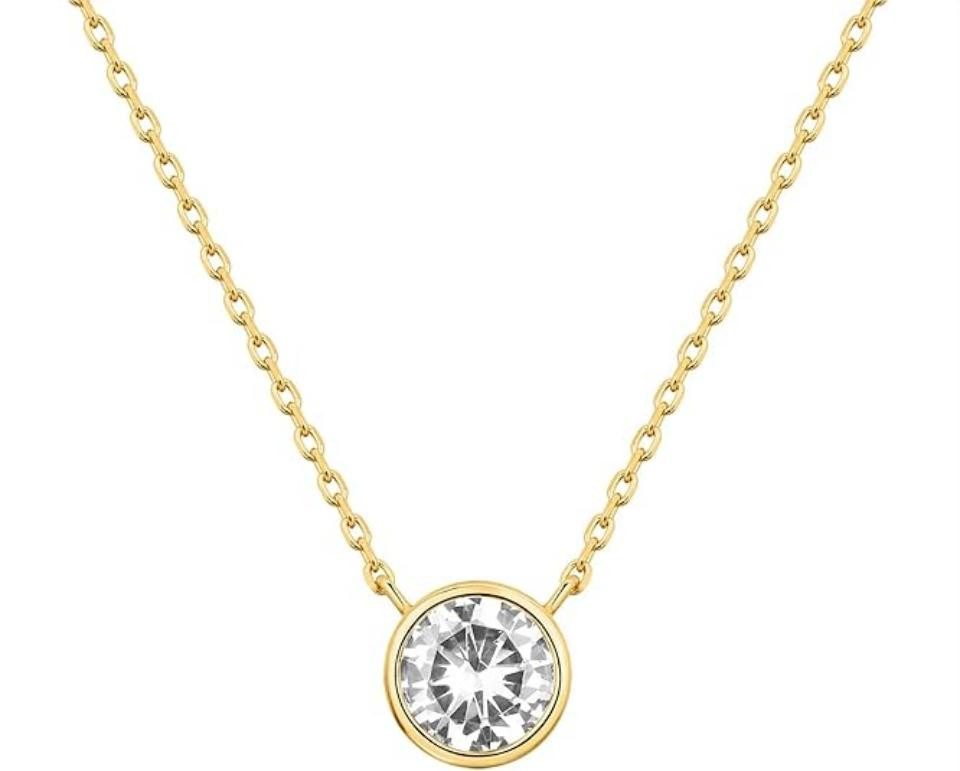 Jumpeak Kette mit Anhänger 1ct Labor-Diamant Anhänger,14K Gold,Lab Grown Diamond,Kette Damen, D,VS1,Gliederungskette,Geschenk für Frau,Mutter,Ehefrau,IGI Zertifikat