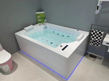 JVmoebel Whirlpool-Badewanne Badewanne Wanne Jacuzzi Indoor Whirlpool Badewanne Spa Wanne LED, (1-tlg), Made in Europa